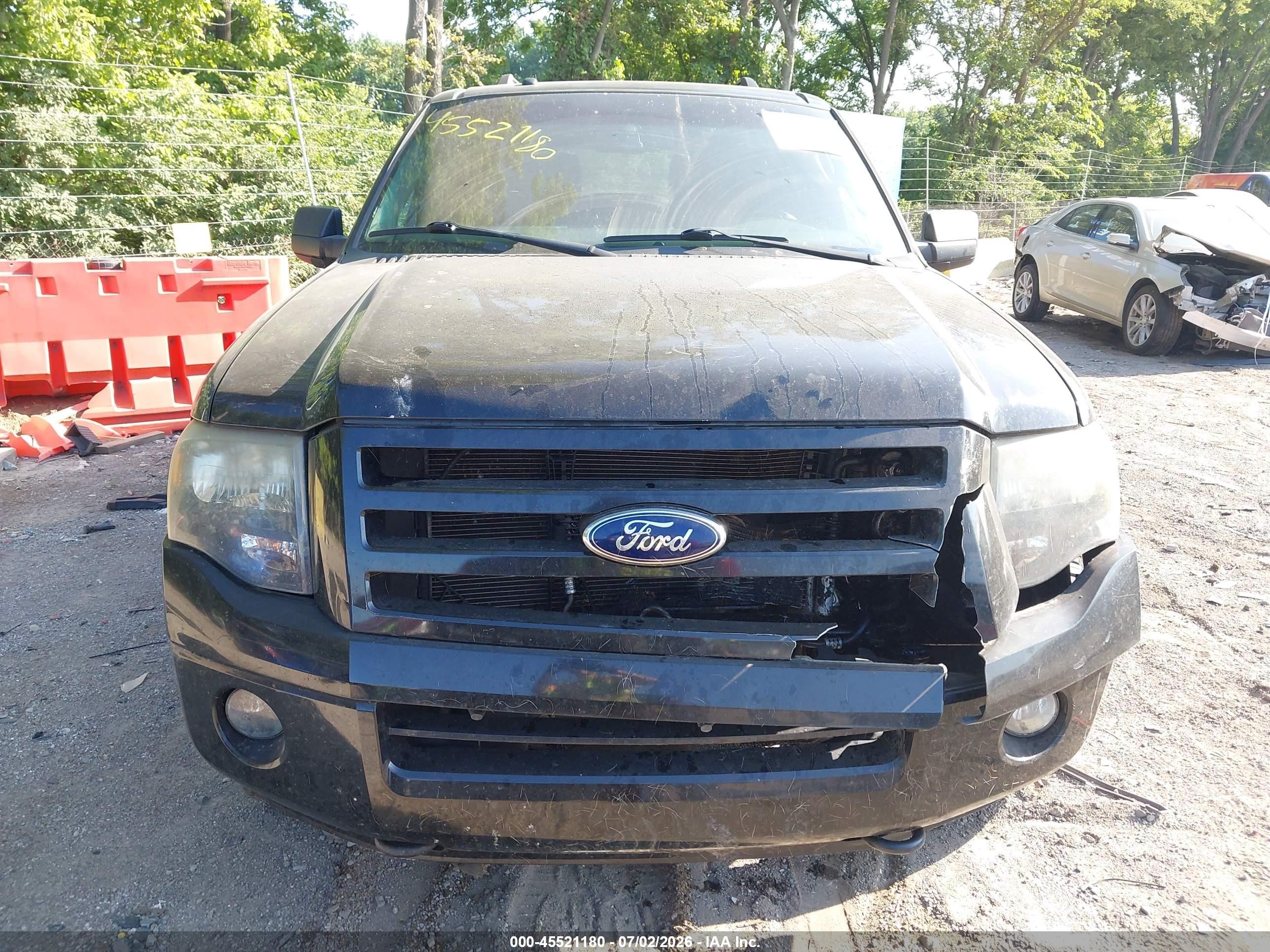 2007 Ford Expedition El Limited Black vin: 1FMFK20527LA32884
