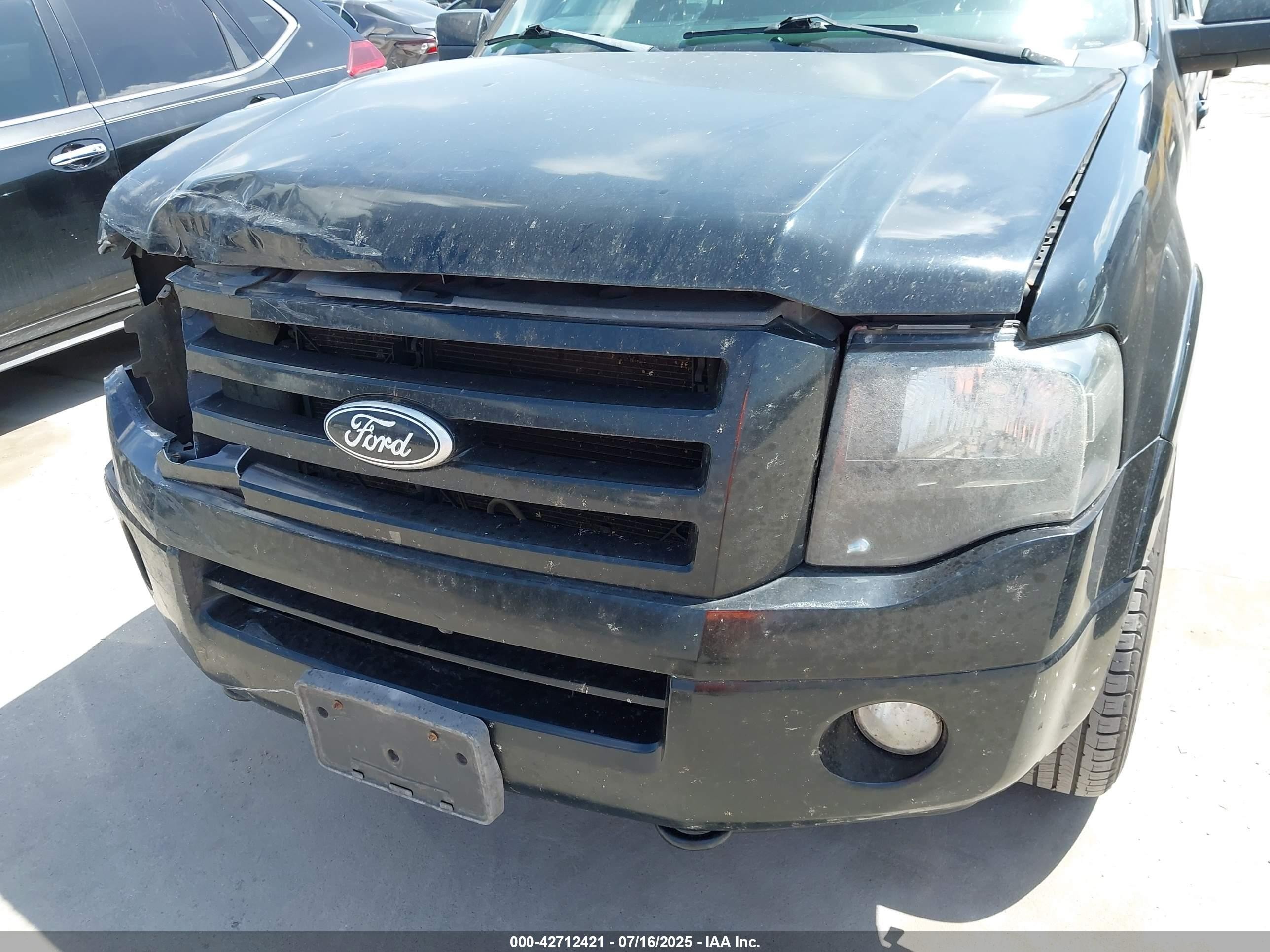 2007 Ford Expedition El Limited Black vin: 1FMFK20537LA89904