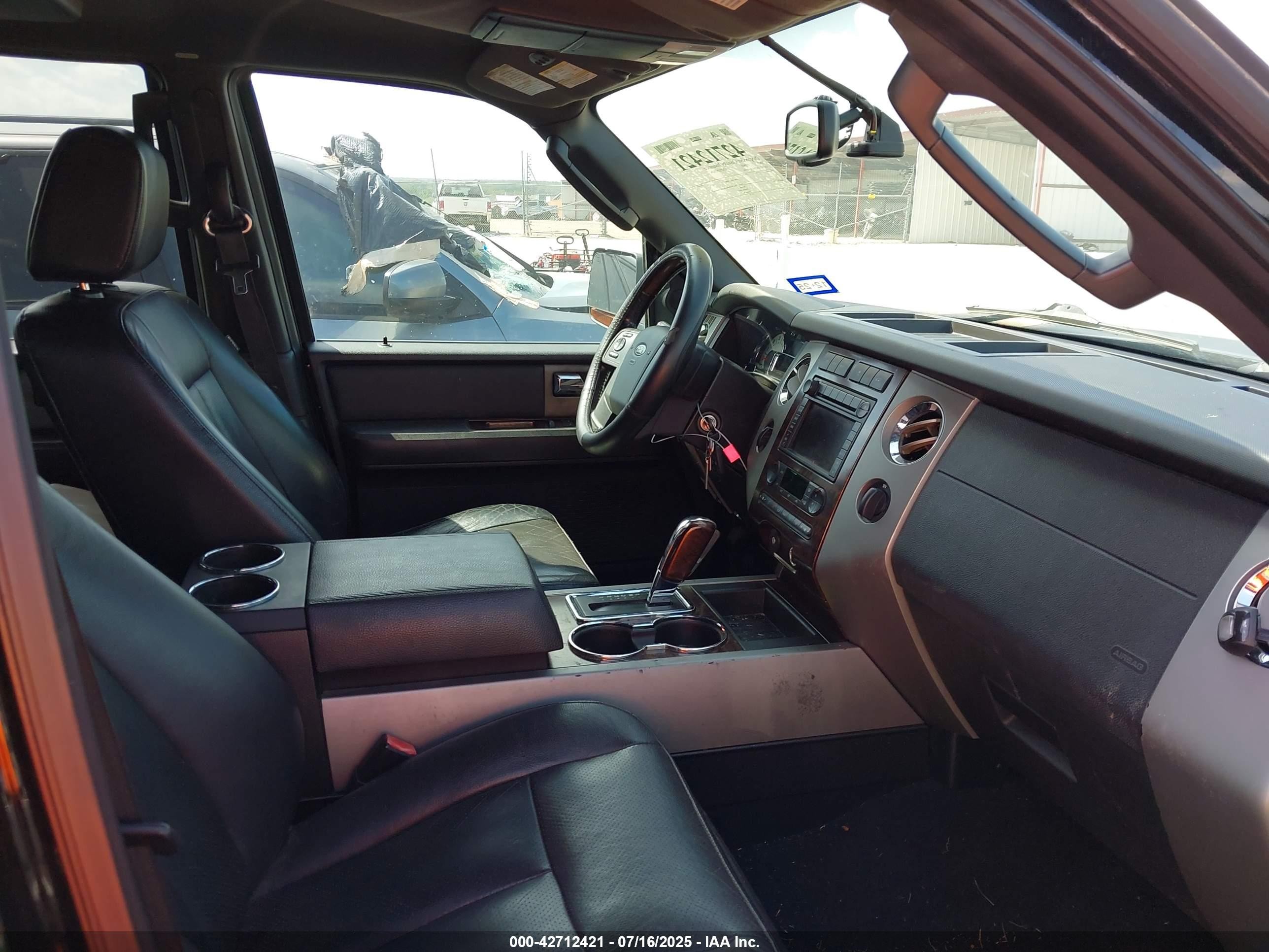2007 Ford Expedition El Limited Black vin: 1FMFK20537LA89904