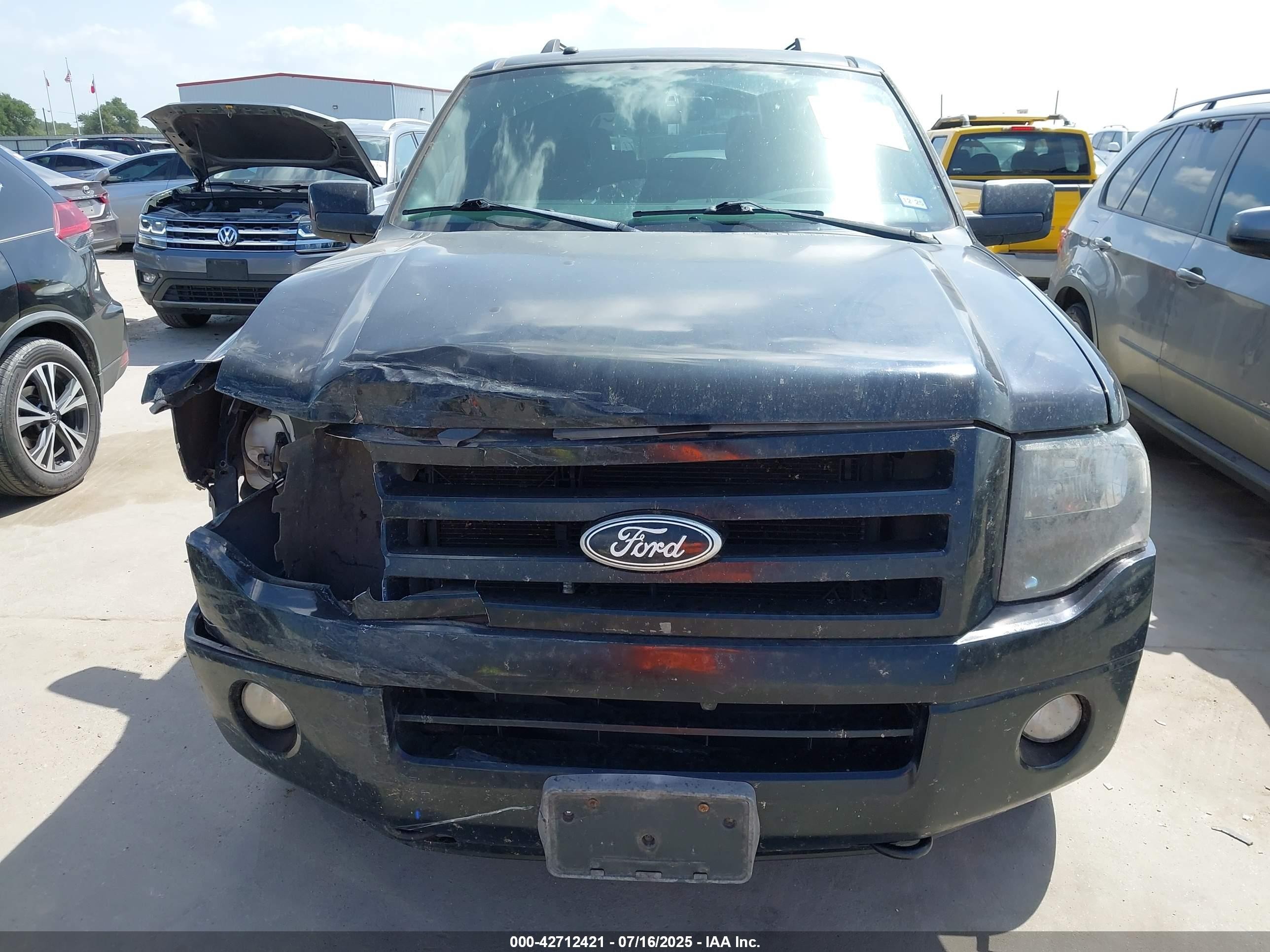 2007 Ford Expedition El Limited Black vin: 1FMFK20537LA89904