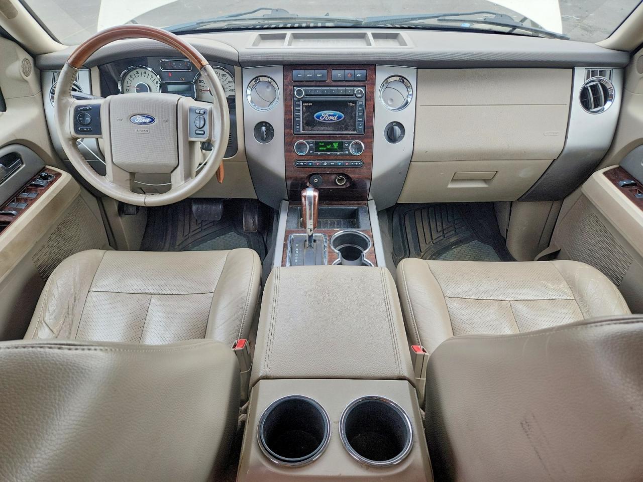 2008 Ford Expedition El Limited Beige vin: 1FMFK20548LA00939