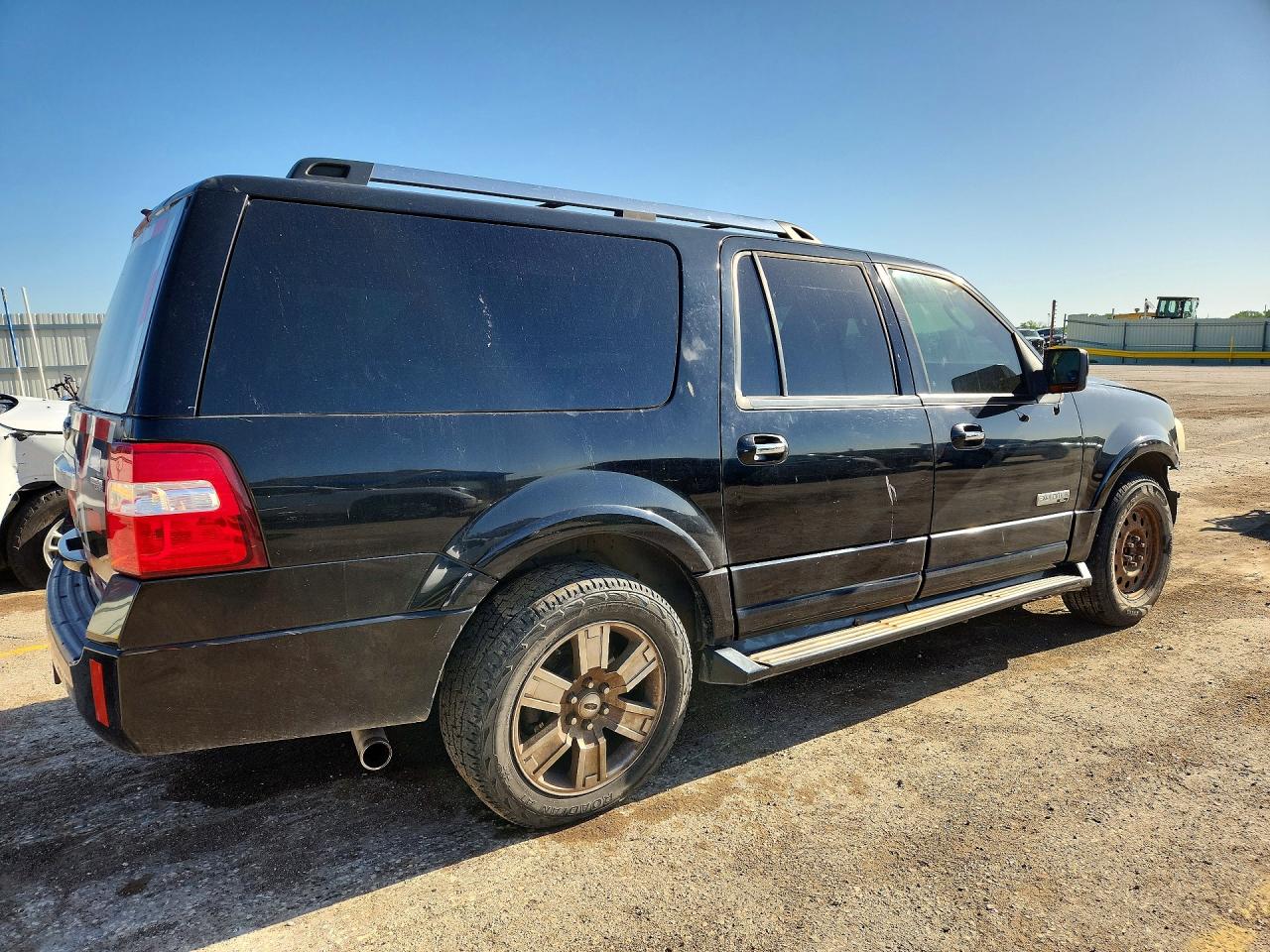 2008 Ford Expedition El Limited Черный vin: 1FMFK20548LA51793