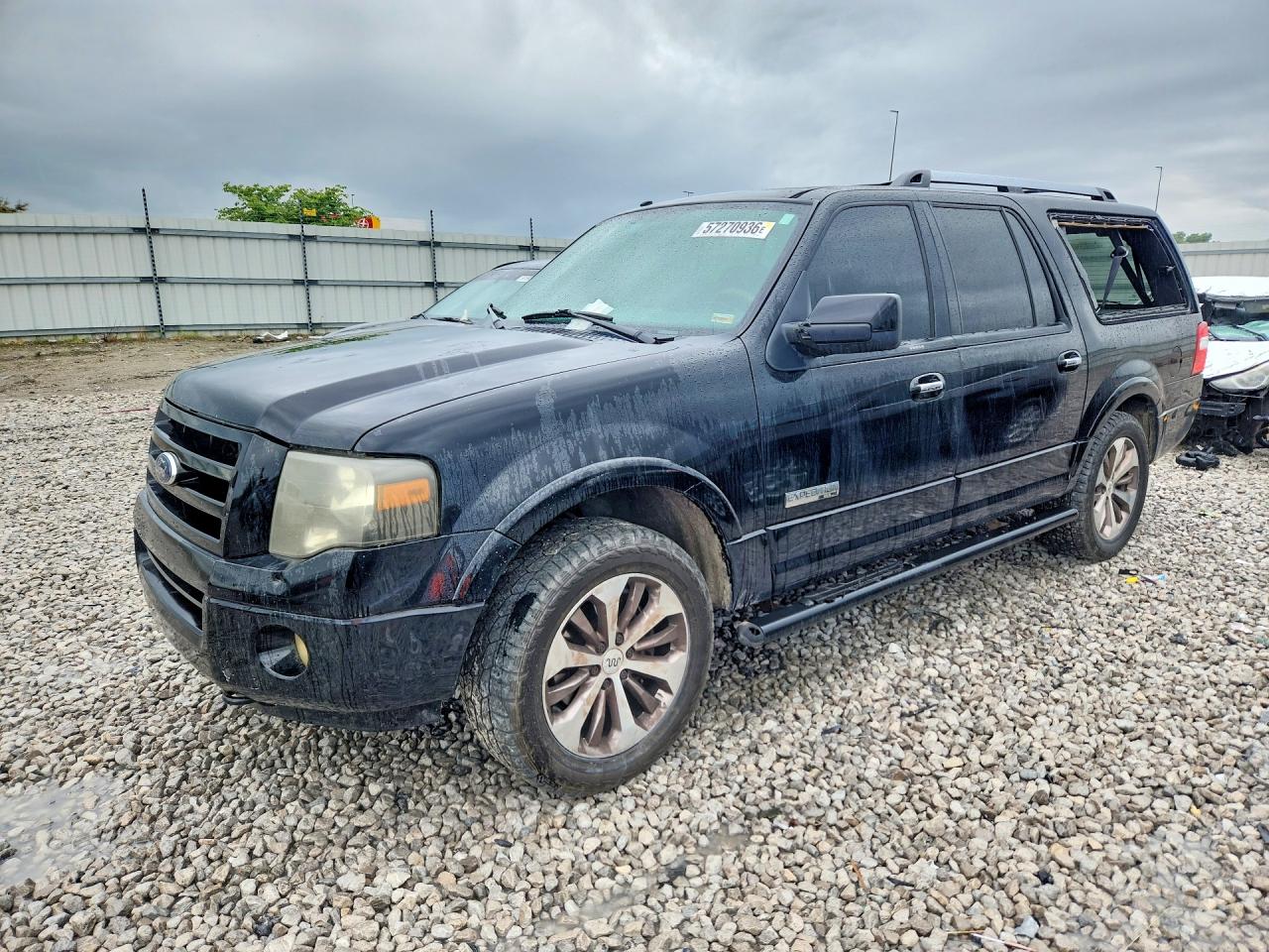 2007 Ford Expedition El Limited Black vin: 1FMFK20557LA99026