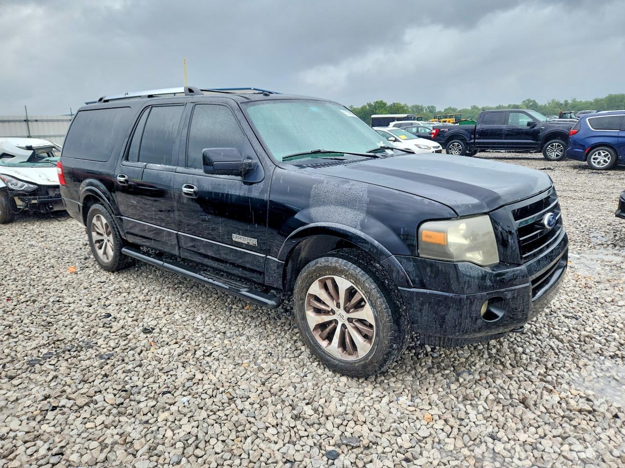 2007 Ford Expedition El Limited Black vin: 1FMFK20557LA99026