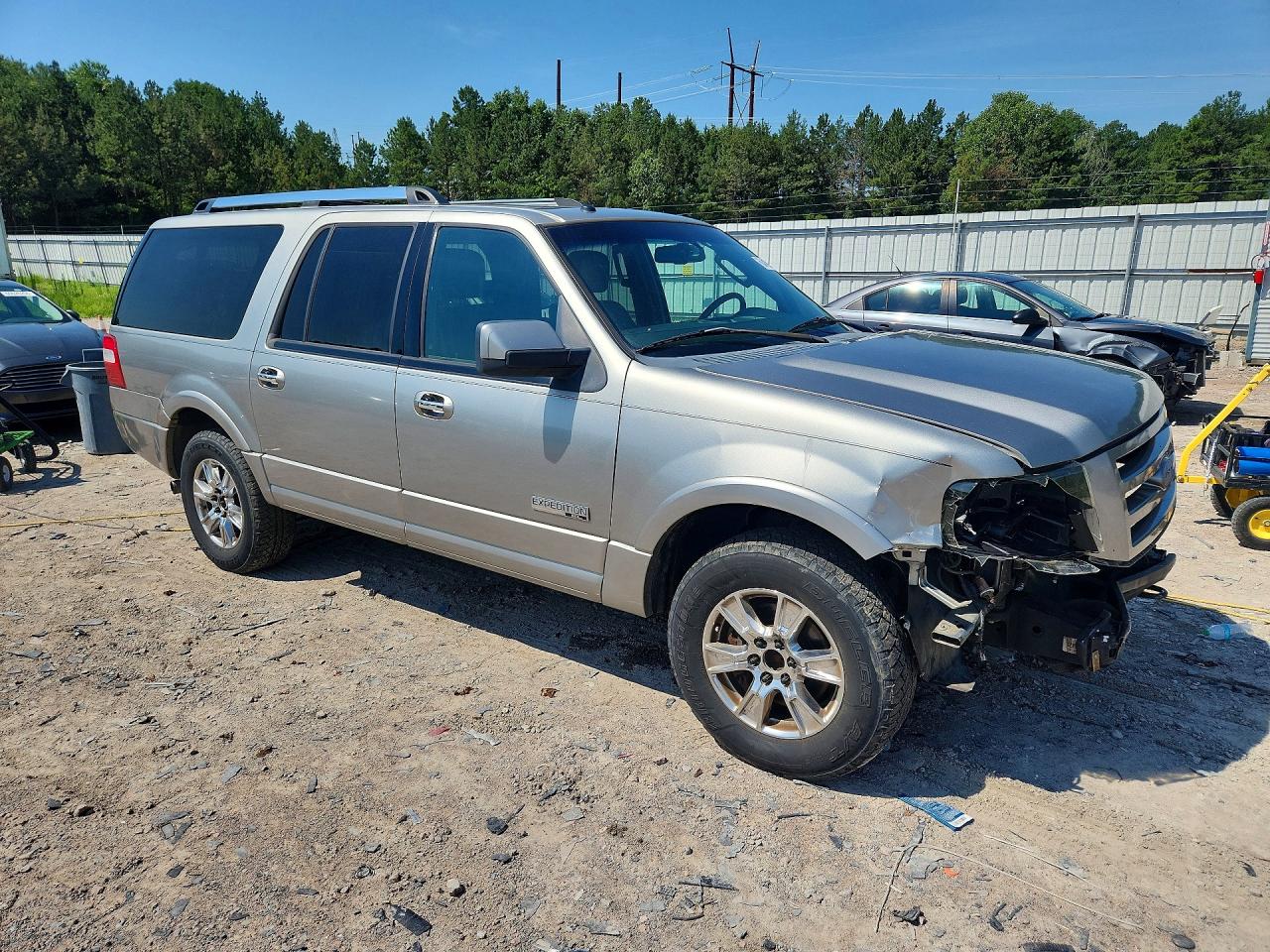 2008 Ford Expedition El Limited Серебряный vin: 1FMFK20568LA46384