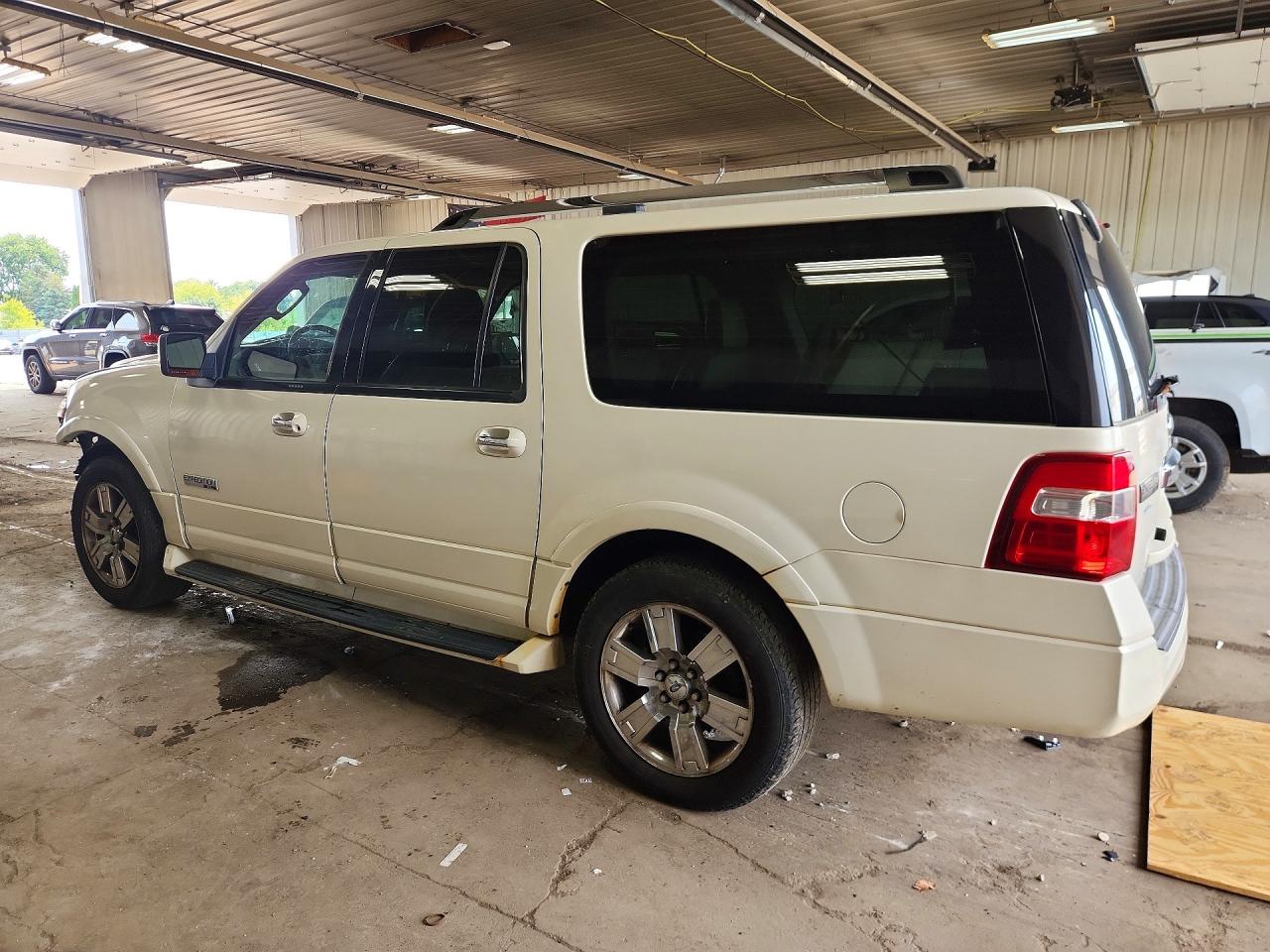 2008 Ford Expedition El Limited White vin: 1FMFK20588LA56608