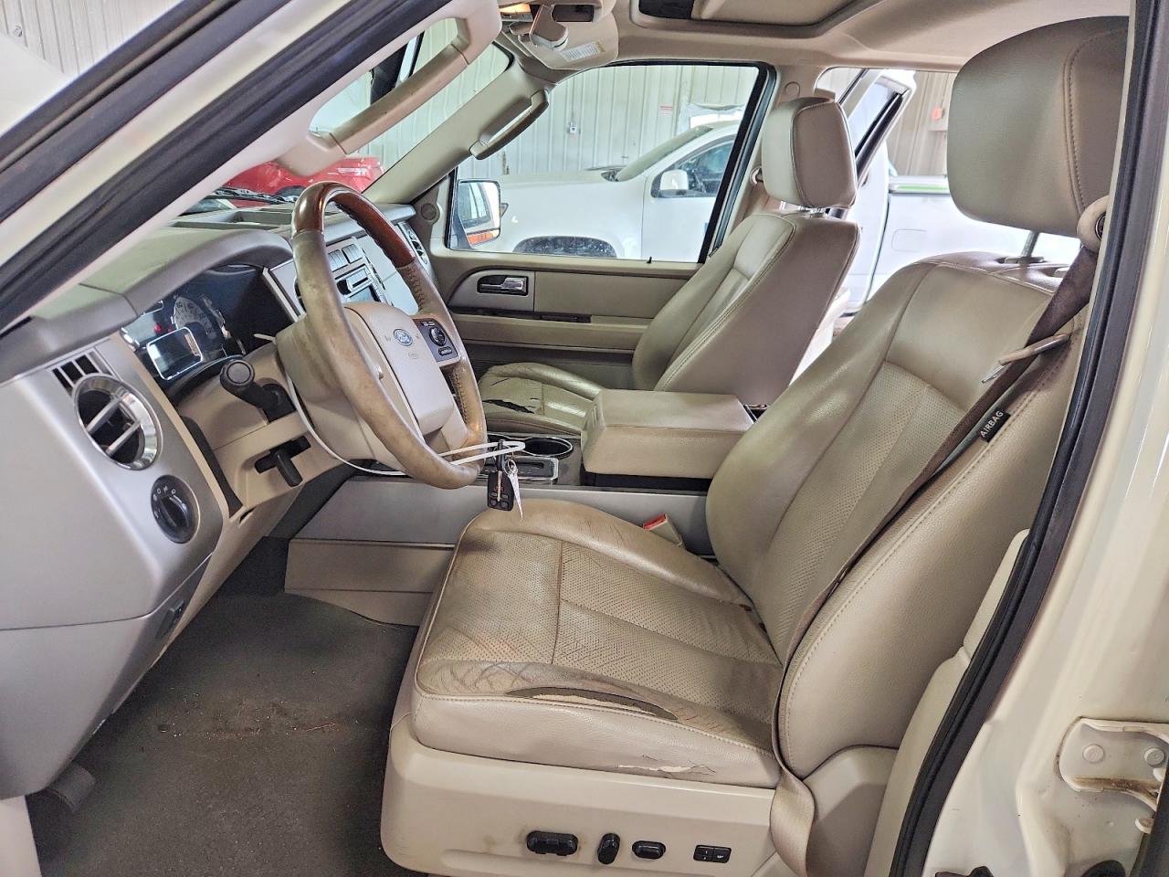 2008 Ford Expedition El Limited White vin: 1FMFK20588LA56608