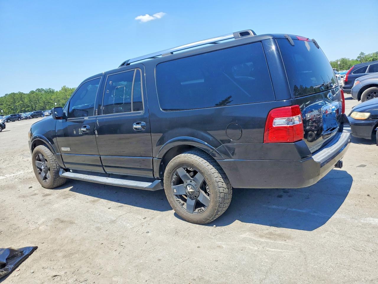 2007 Ford Expedition El Limited Black vin: 1FMFK20597LA89907