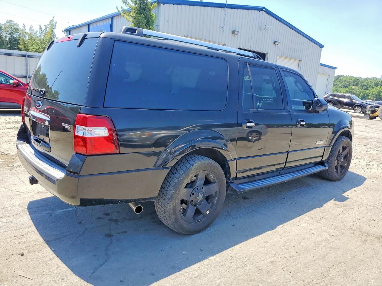 2007 Ford Expedition El Limited Black vin: 1FMFK20597LA89907
