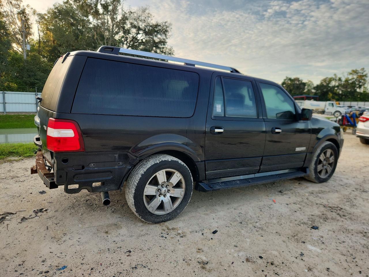 2008 Ford Expedition El Limited Black vin: 1FMFK20598LA07434