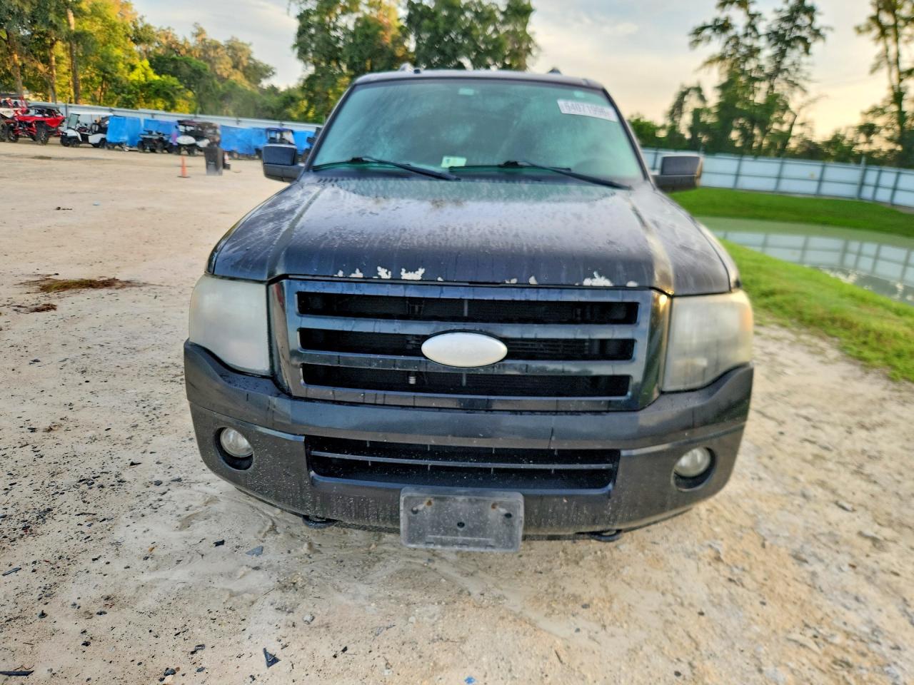 2008 Ford Expedition El Limited Black vin: 1FMFK20598LA07434