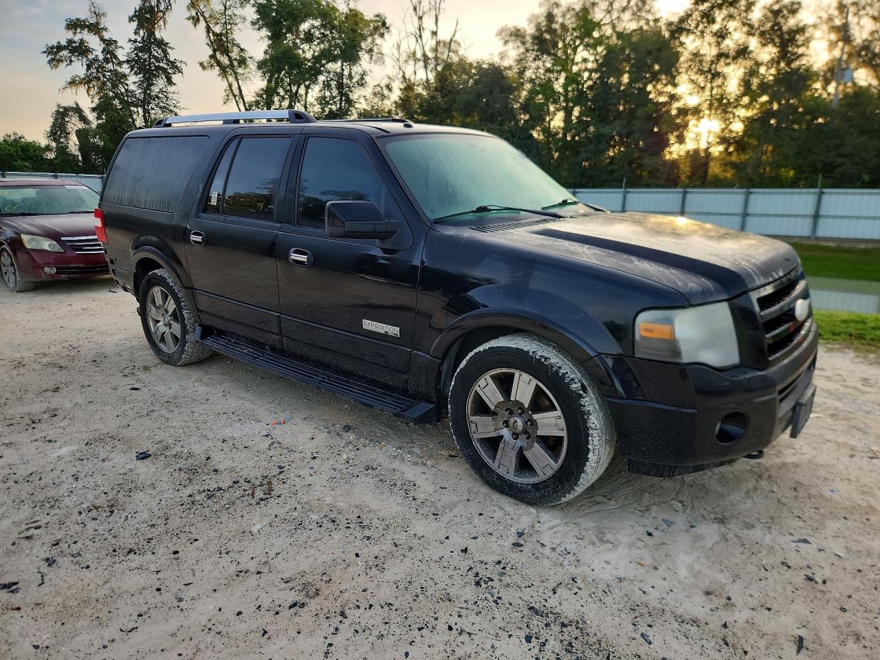 2008 Ford Expedition El Limited Black vin: 1FMFK20598LA07434
