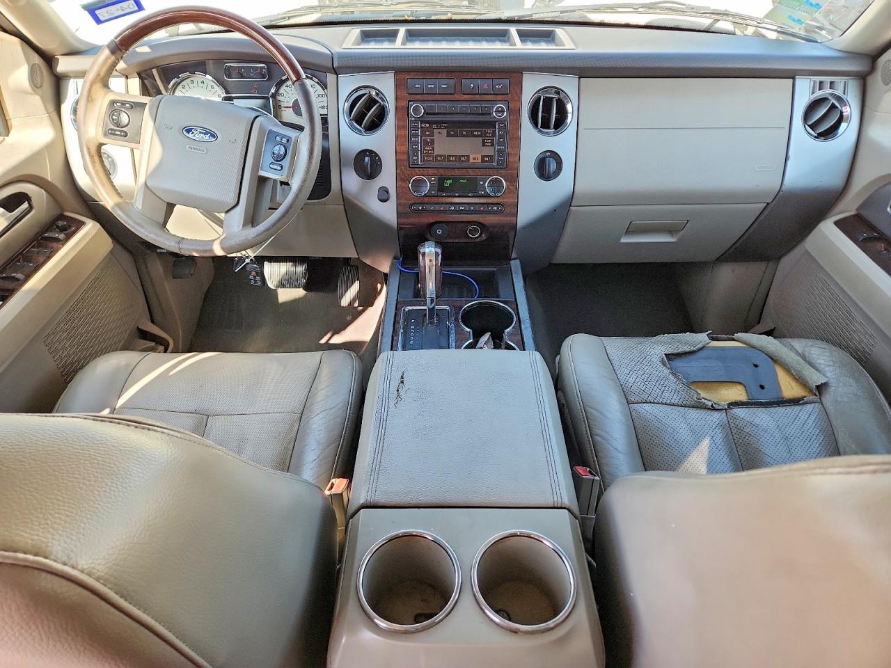 2008 Ford Expedition El Limited White vin: 1FMFK20598LA76141