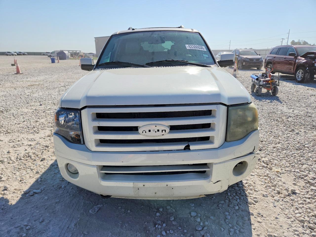 2008 Ford Expedition El Limited White vin: 1FMFK20598LA76141