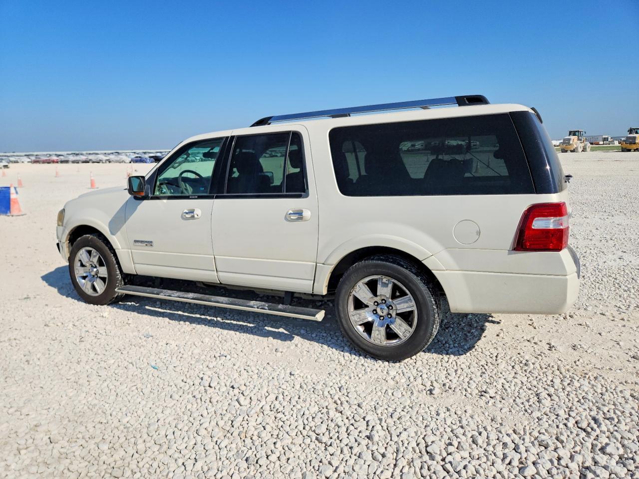 2008 Ford Expedition El Limited White vin: 1FMFK20598LA76141