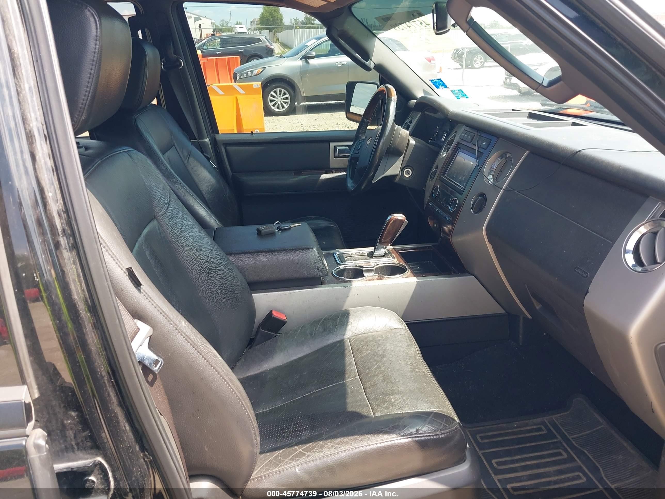 2008 Ford Expedition El Limited Black vin: 1FMFK20598LA80237