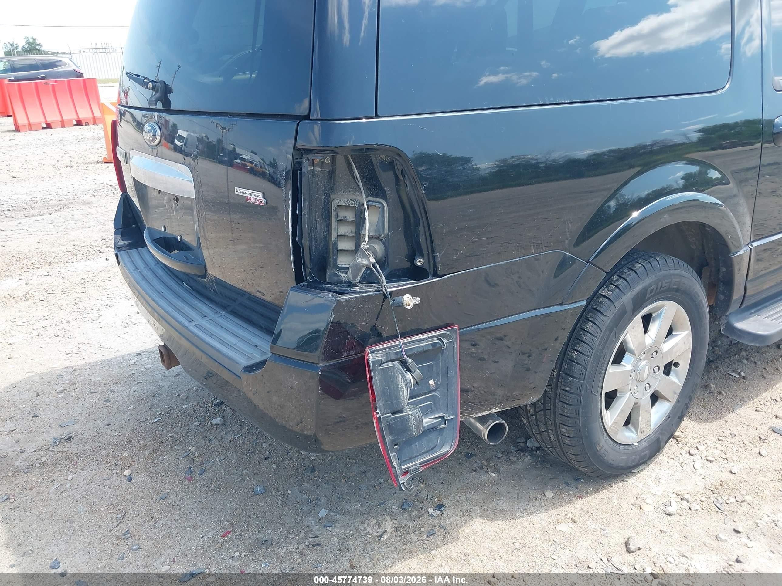 2008 Ford Expedition El Limited Black vin: 1FMFK20598LA80237