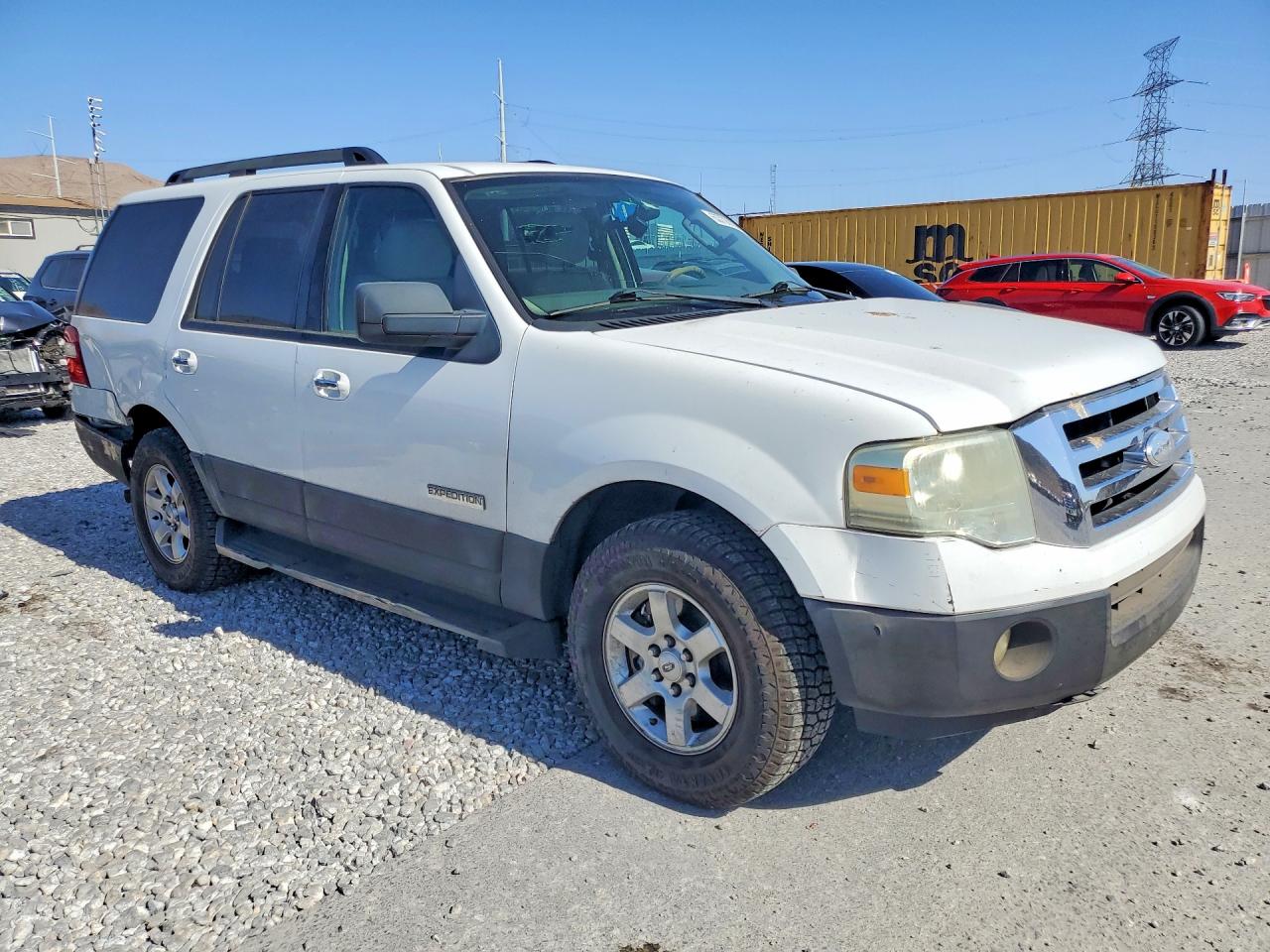2007 Ford Expedition Xlt White vin: 1FMFU15507LA36638