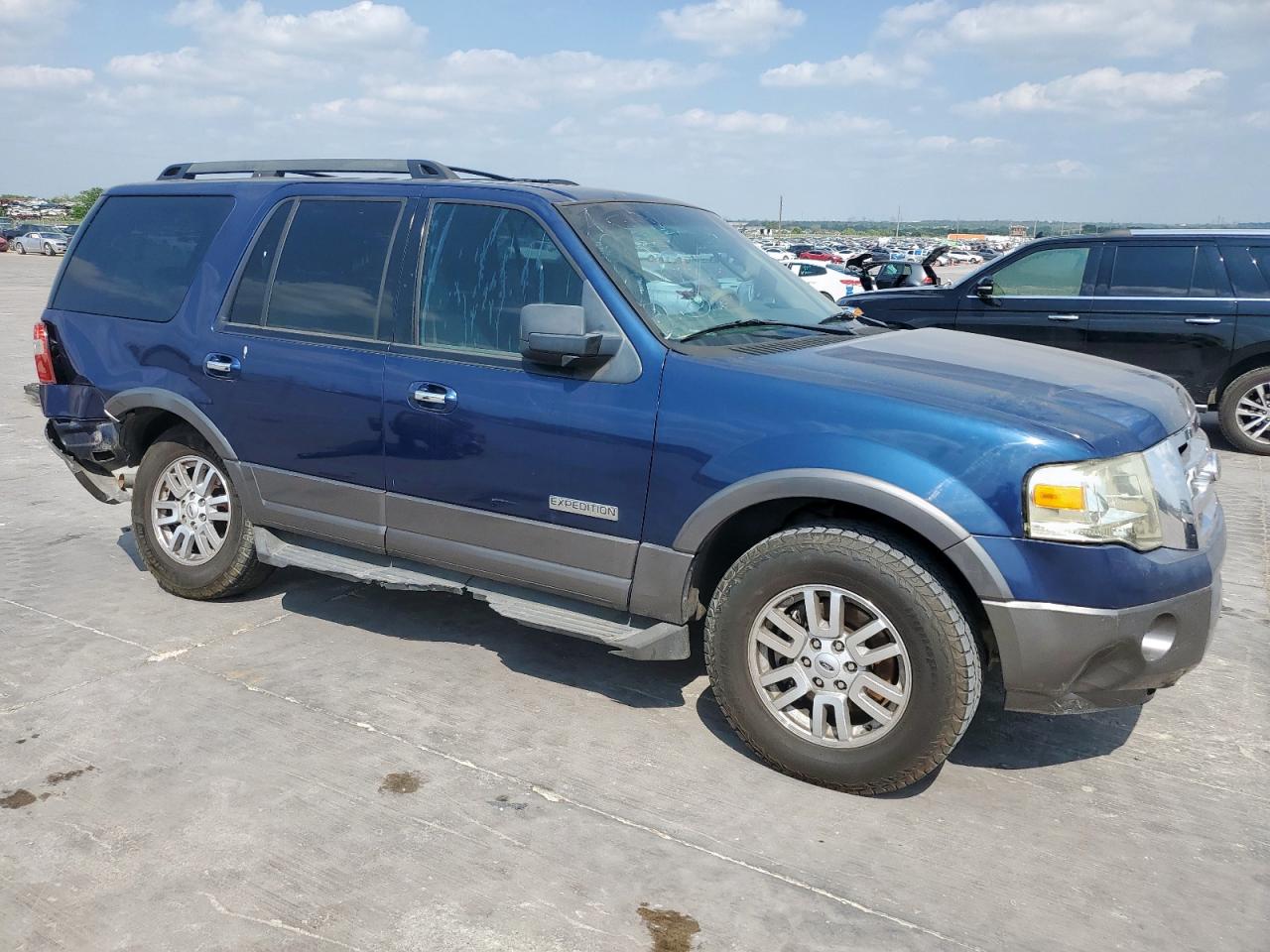 2007 Ford Expedition Xlt Blue vin: 1FMFU15507LA52516
