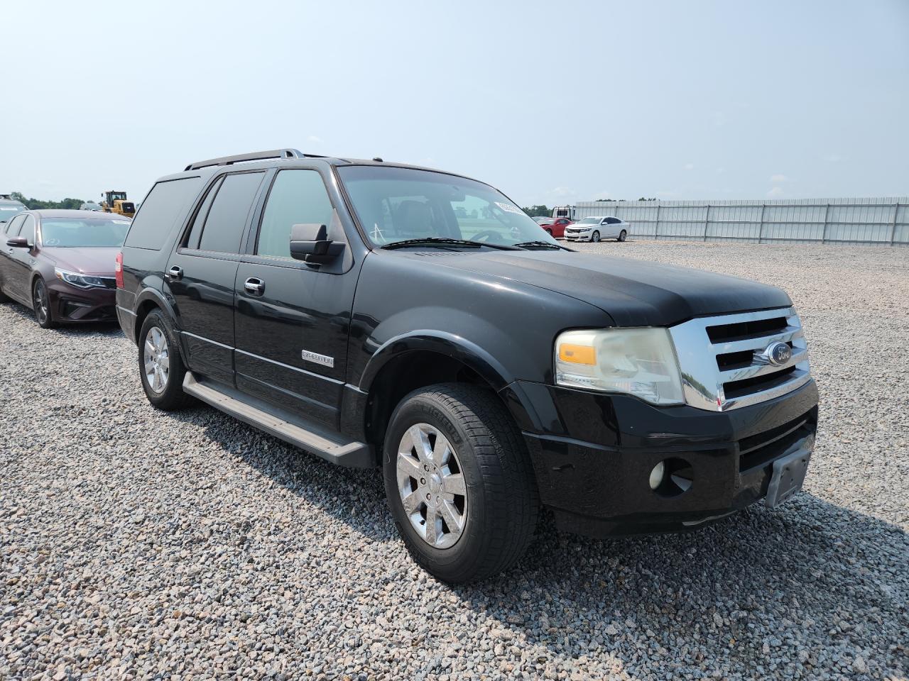 2008 Ford Expedition Xlt Black vin: 1FMFU15508LA40836