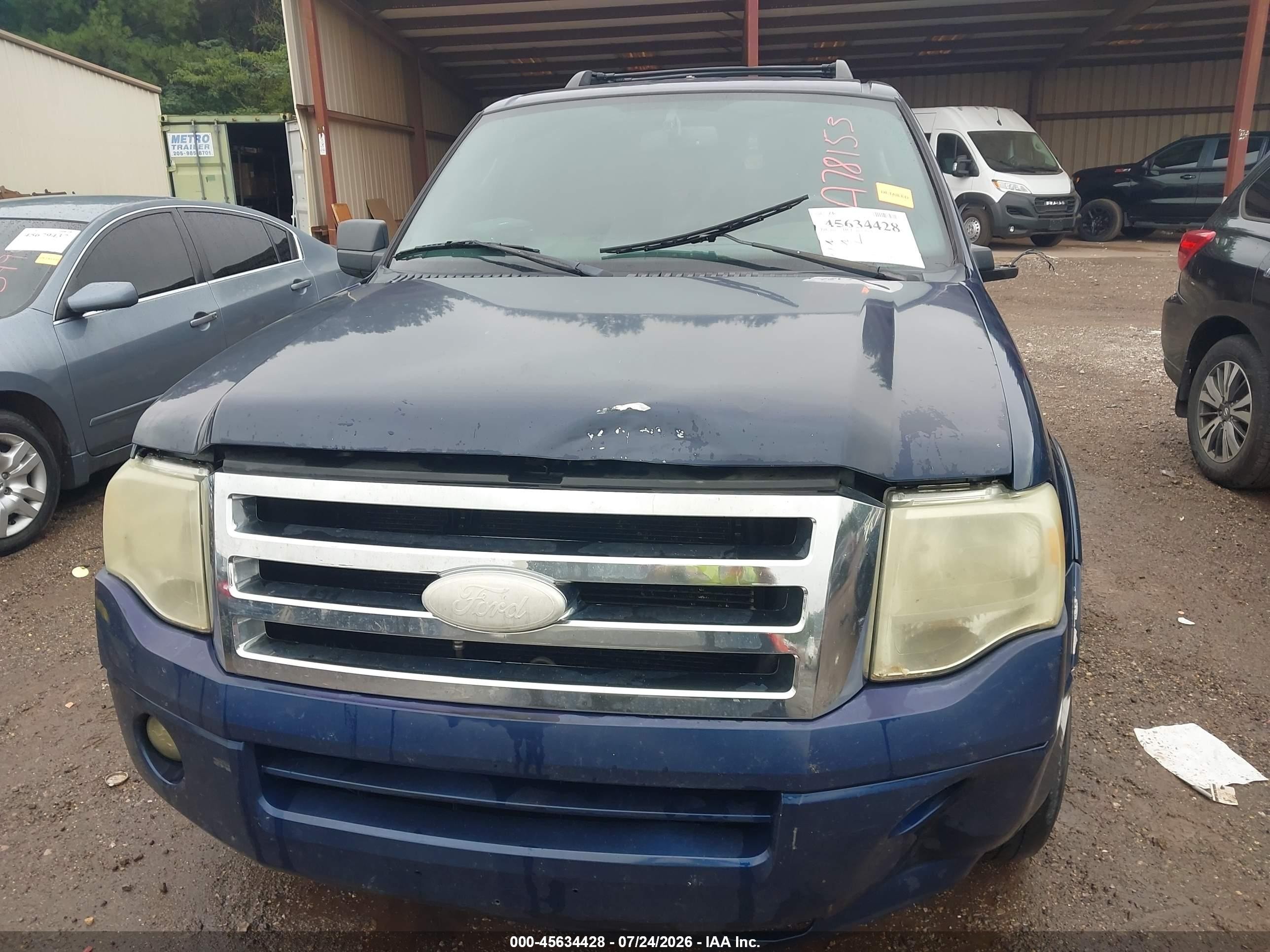 2009 Ford Expedition Xlt Blue vin: 1FMFU15509EA78153