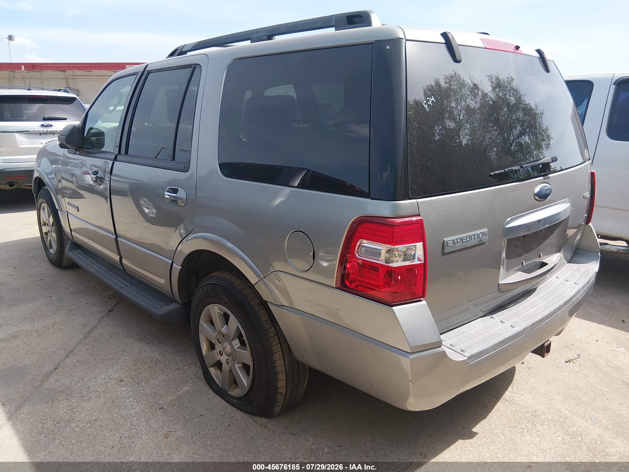 2008 Ford Expedition Xlt Gray vin: 1FMFU15528LA85437