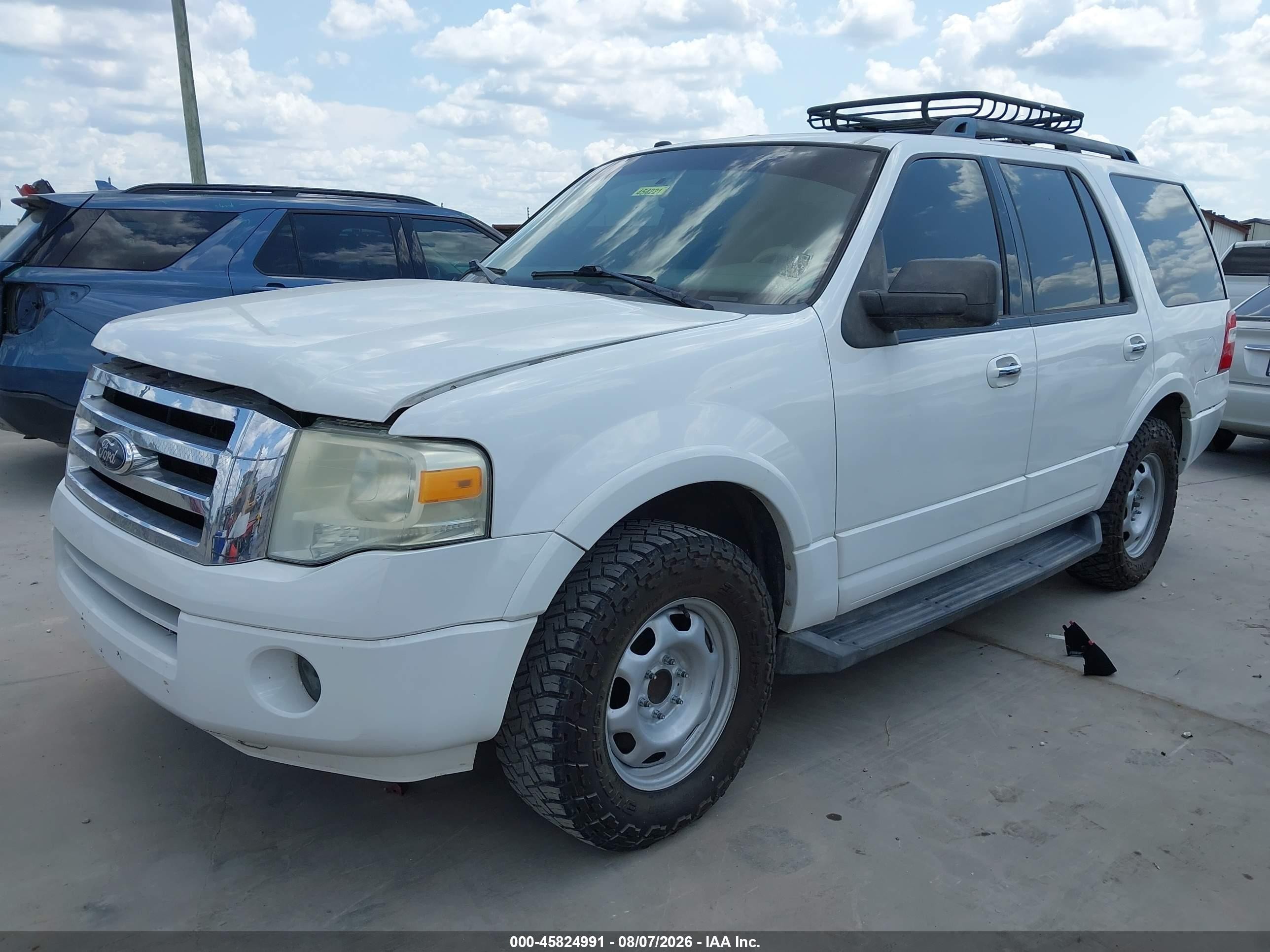 2009 Ford Expedition Xlt White vin: 1FMFU15529LA11680
