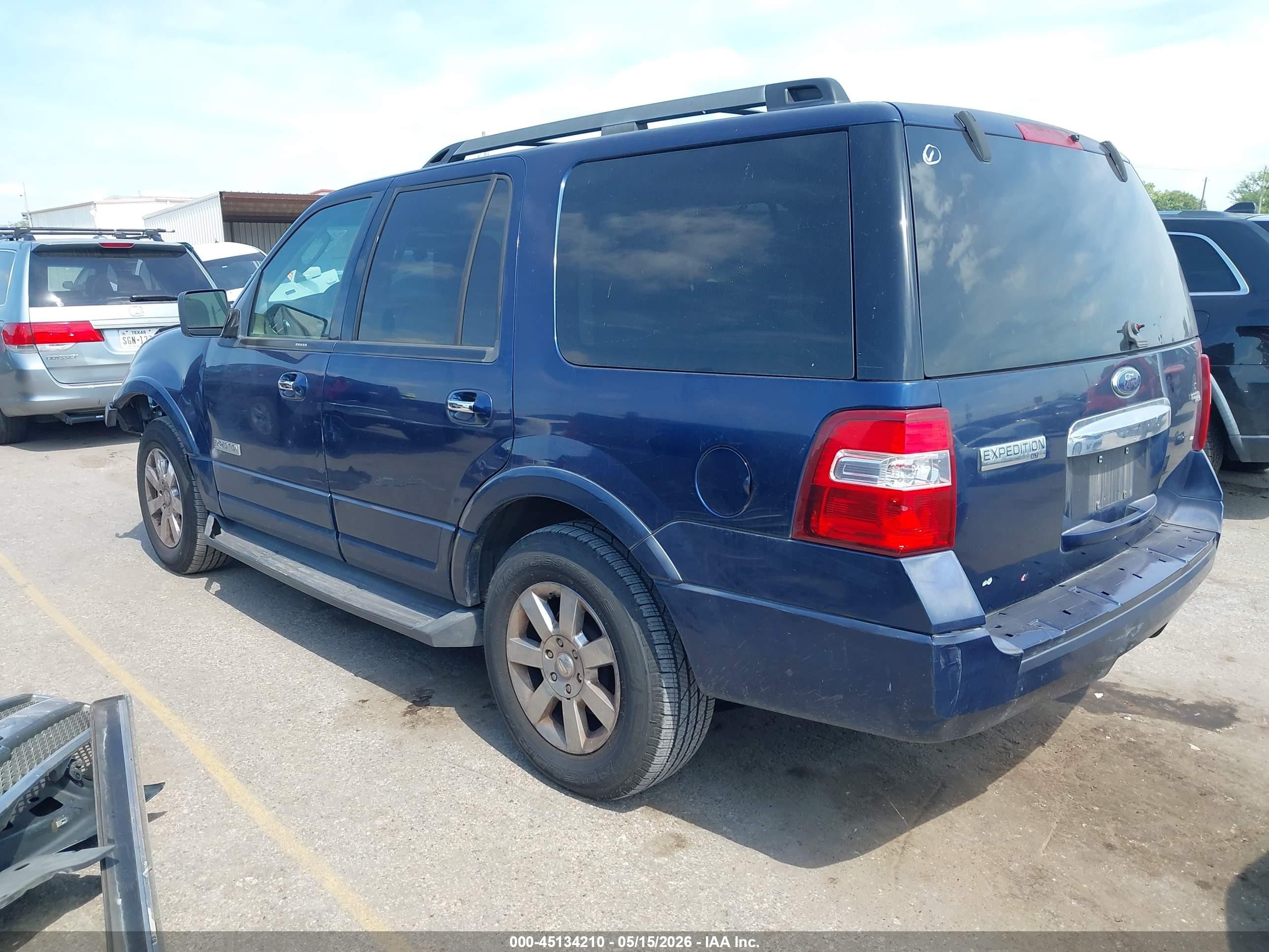 2008 Ford Expedition Xlt Blue vin: 1FMFU15538LA83065