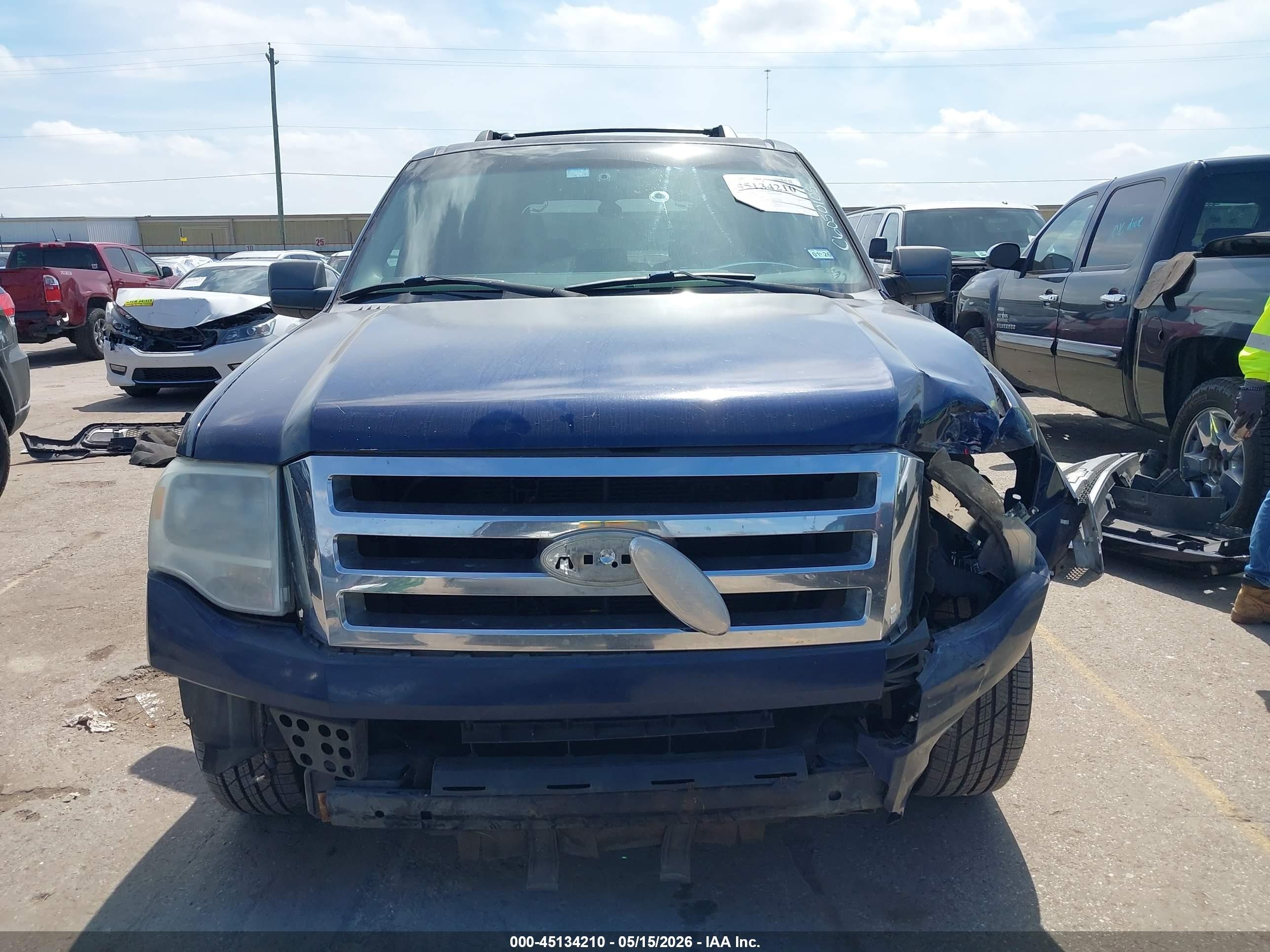 2008 Ford Expedition Xlt Blue vin: 1FMFU15538LA83065