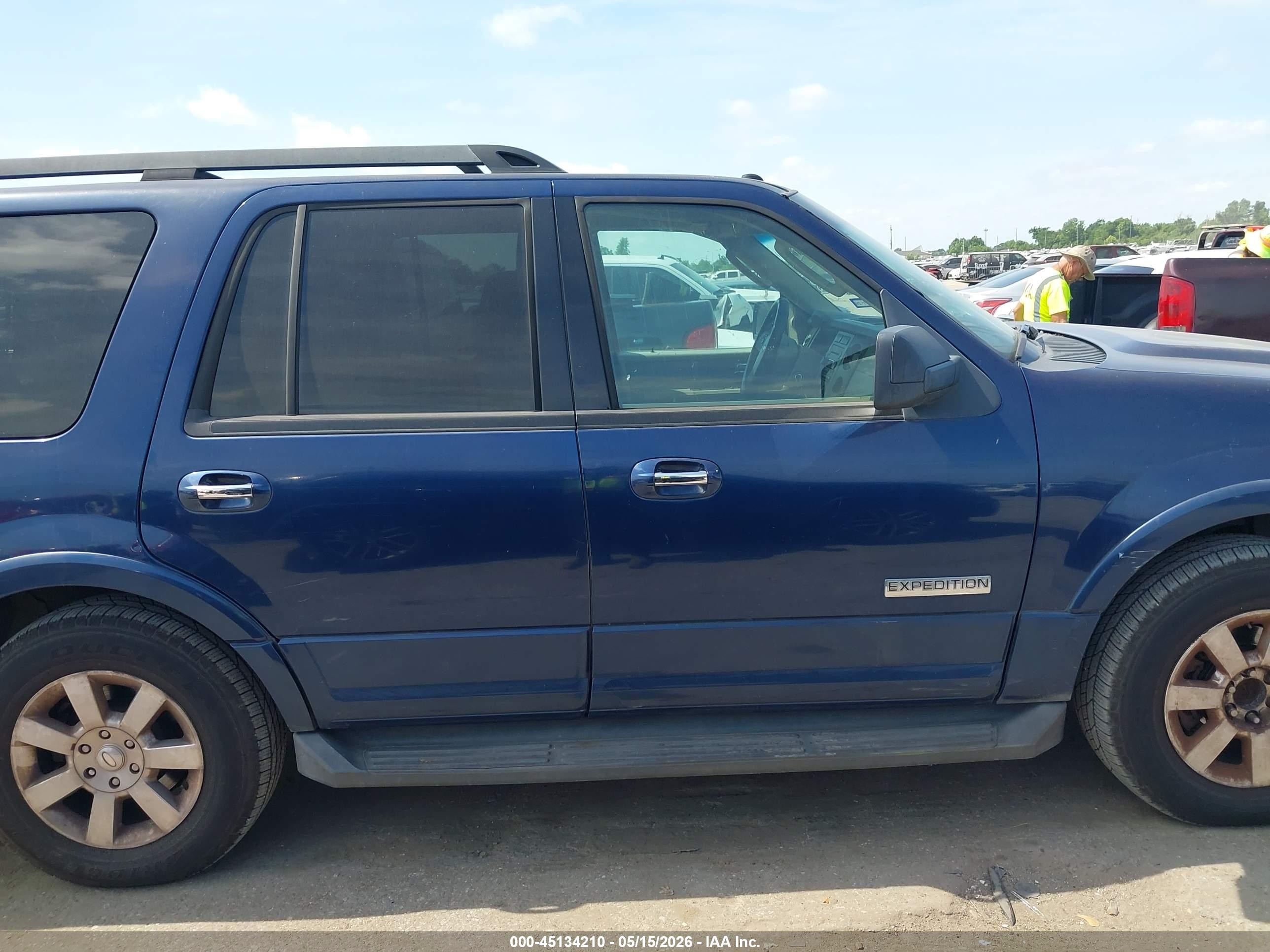 2008 Ford Expedition Xlt Blue vin: 1FMFU15538LA83065