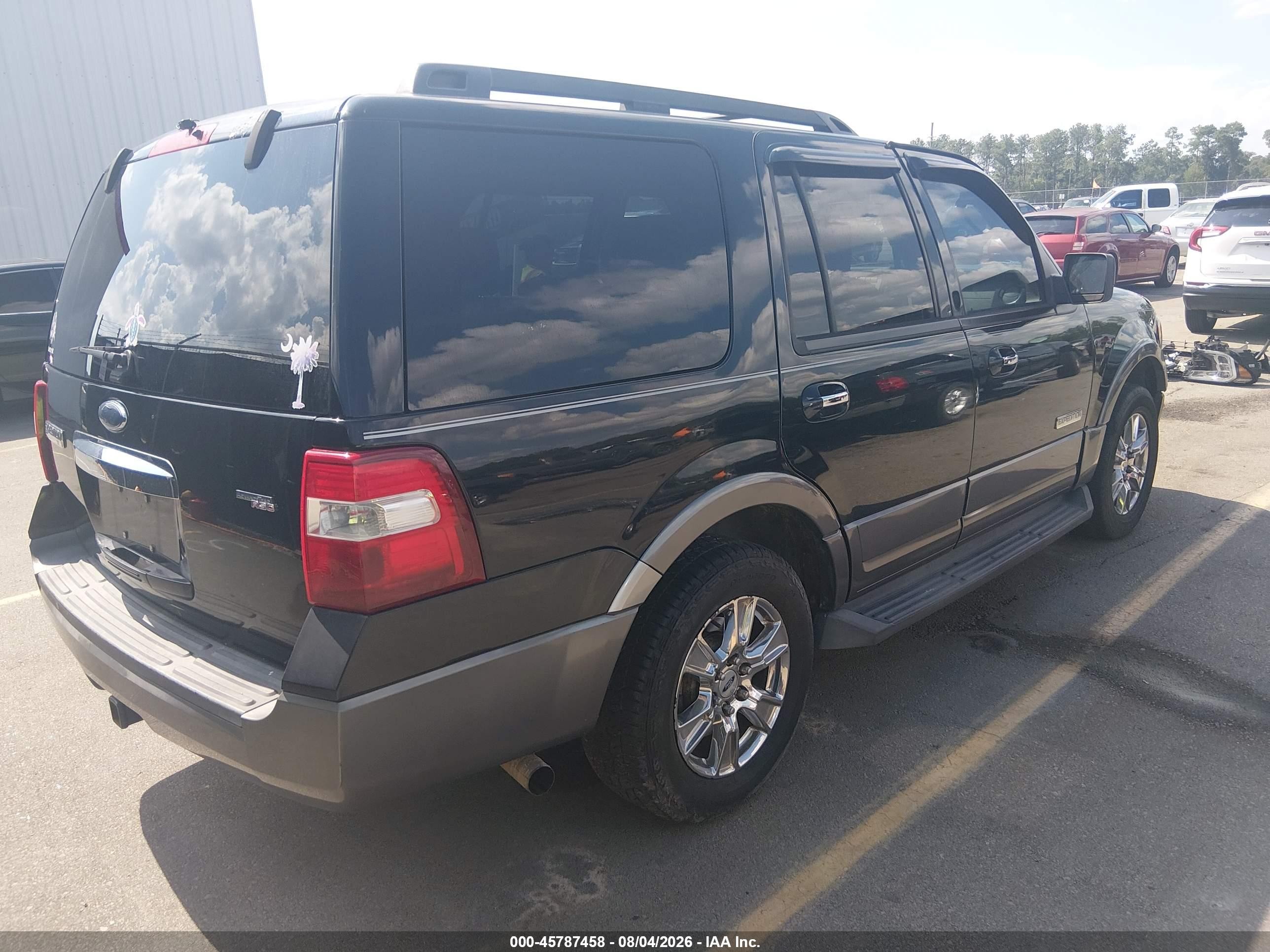 2007 Ford Expedition Xlt Black vin: 1FMFU15547LA56391