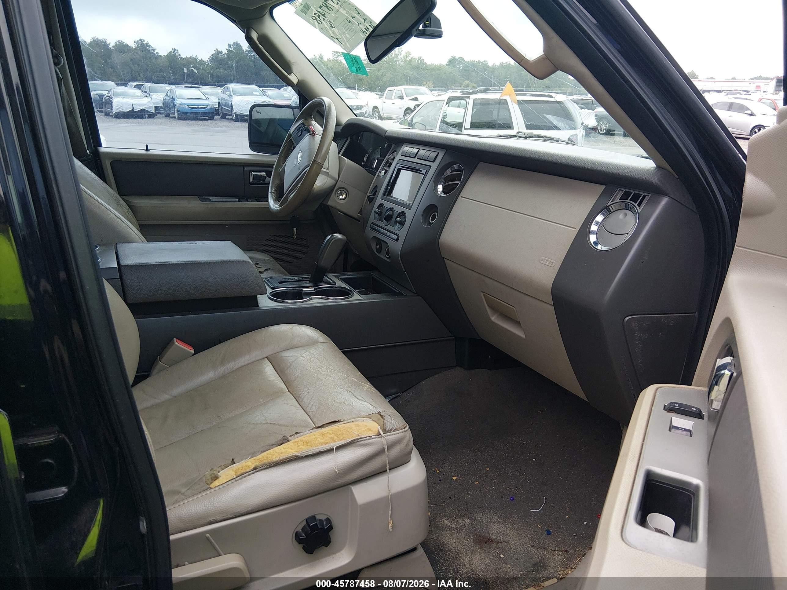 2007 Ford Expedition Xlt Black vin: 1FMFU15547LA56391