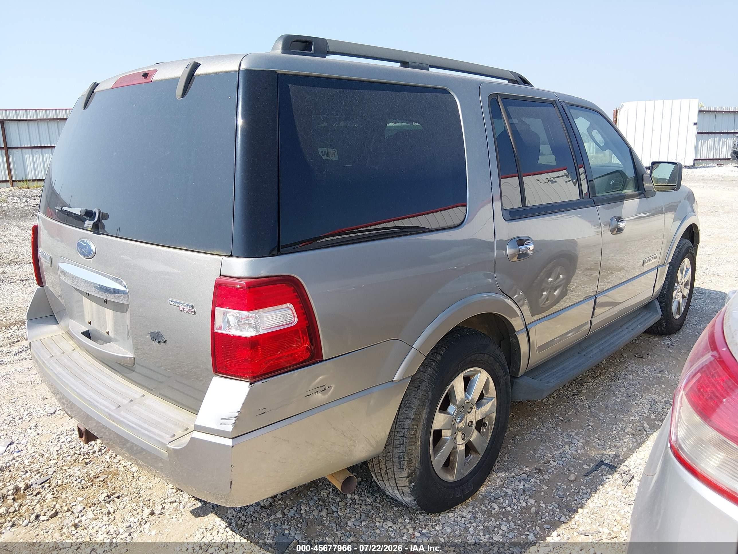 2008 Ford Expedition Xlt Tan vin: 1FMFU15548LA26616