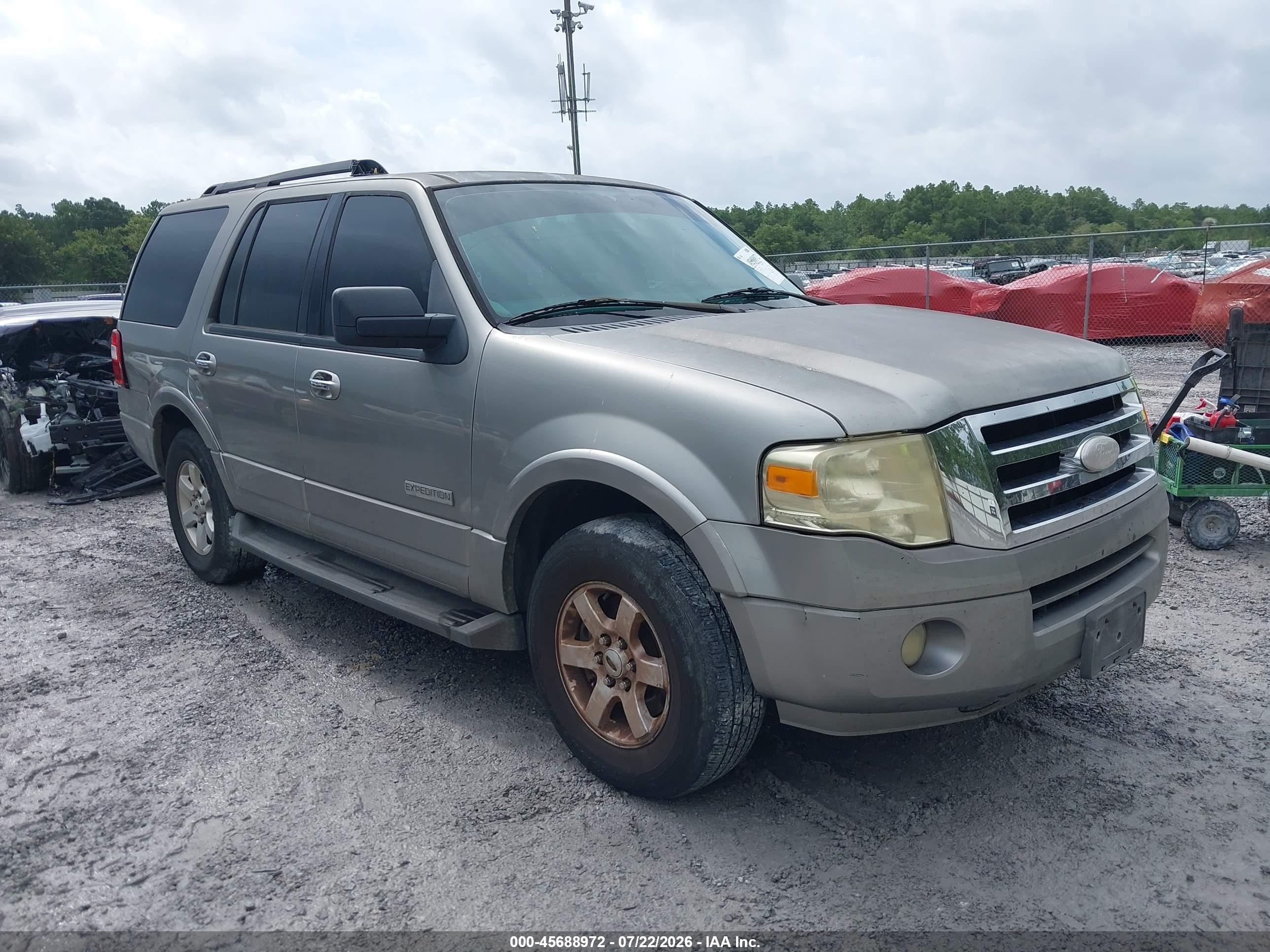 2008 Ford Expedition Xlt Champagne vin: 1FMFU15548LA49622