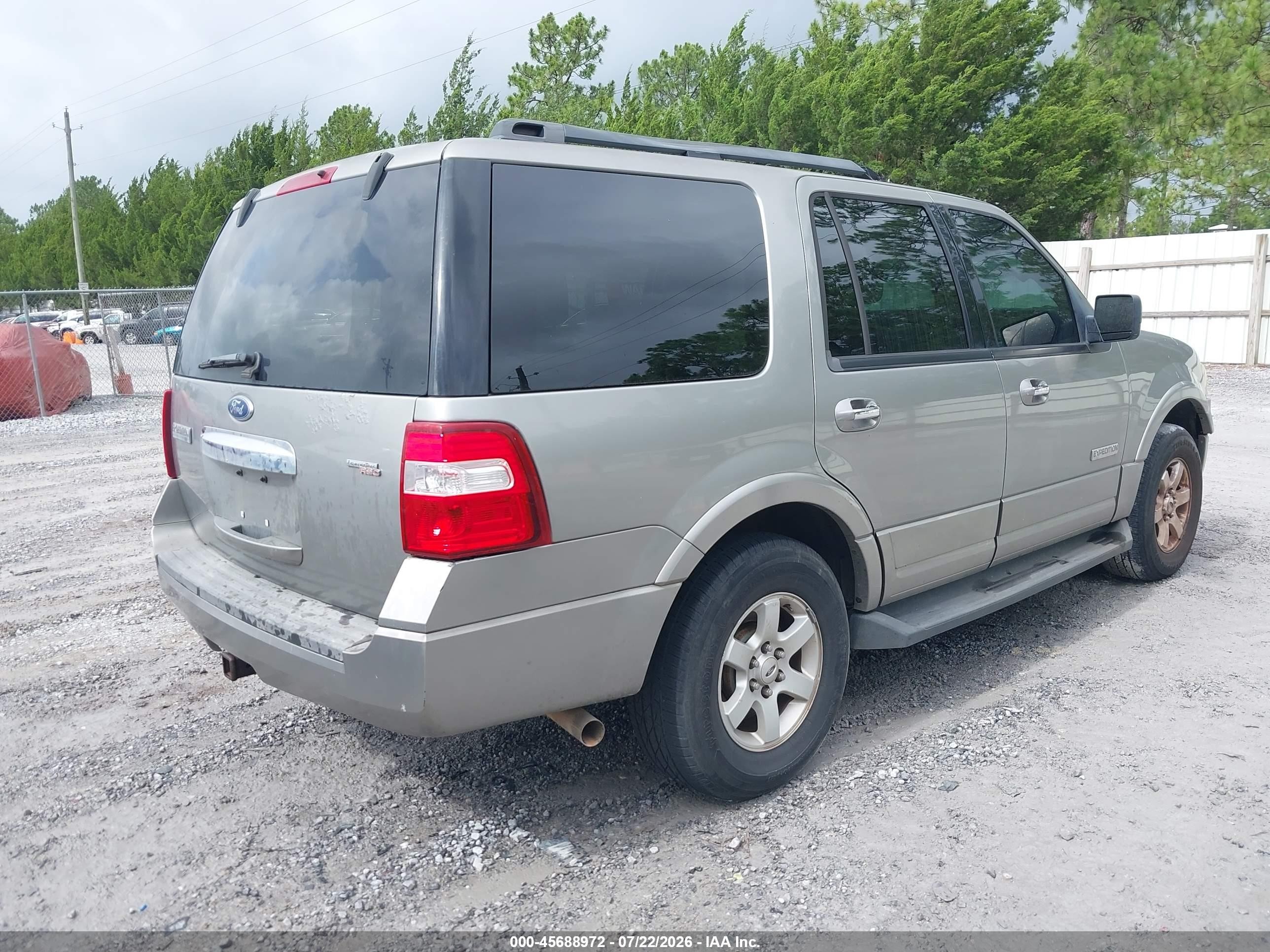 2008 Ford Expedition Xlt Champagne vin: 1FMFU15548LA49622