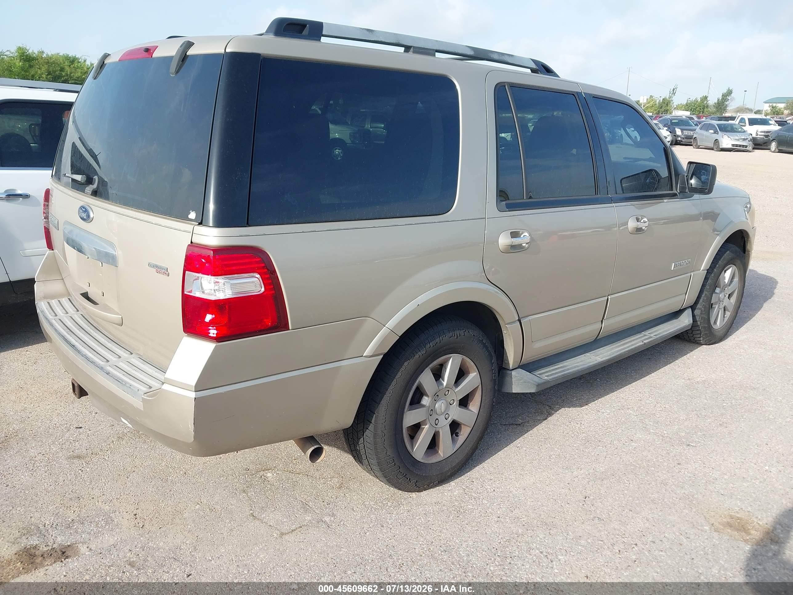 2008 Ford Expedition Xlt Tan vin: 1FMFU15578LA65197