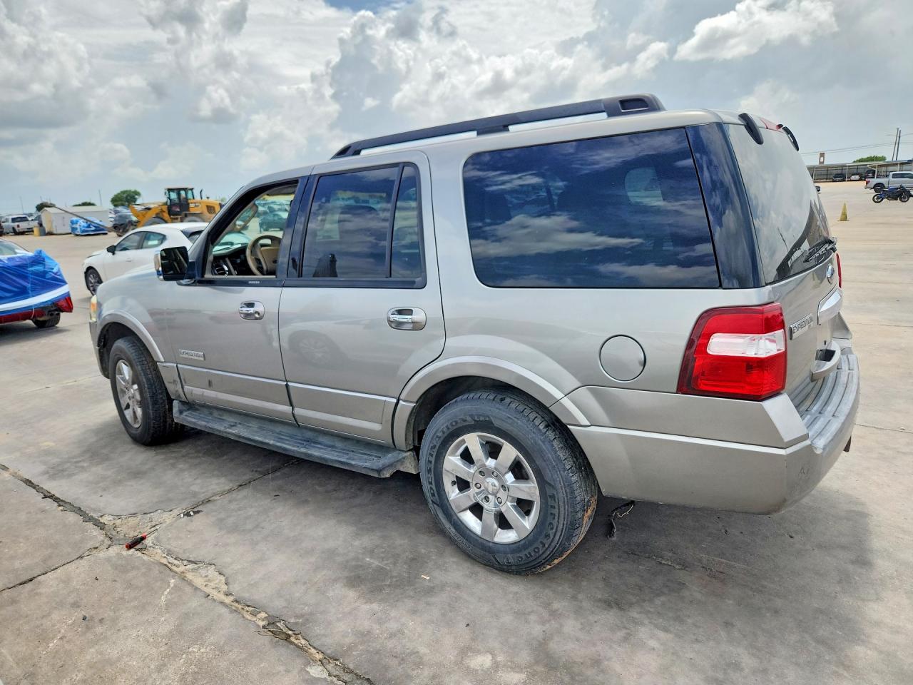 2008 Ford Expedition Xlt Gray vin: 1FMFU15588LA38106