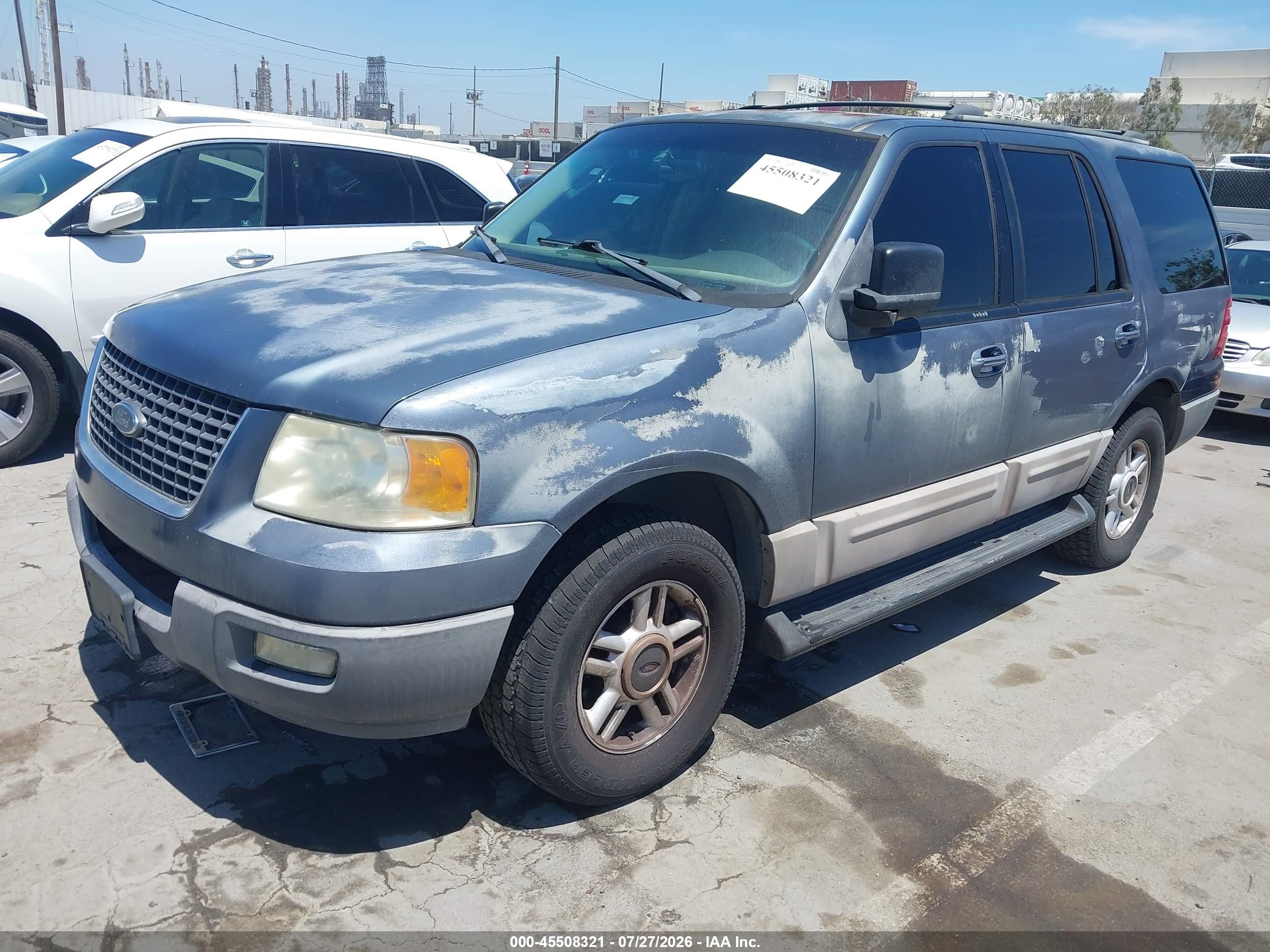 2003 Ford Expedition Xlt Blue vin: 1FMFU15LX3LB07238
