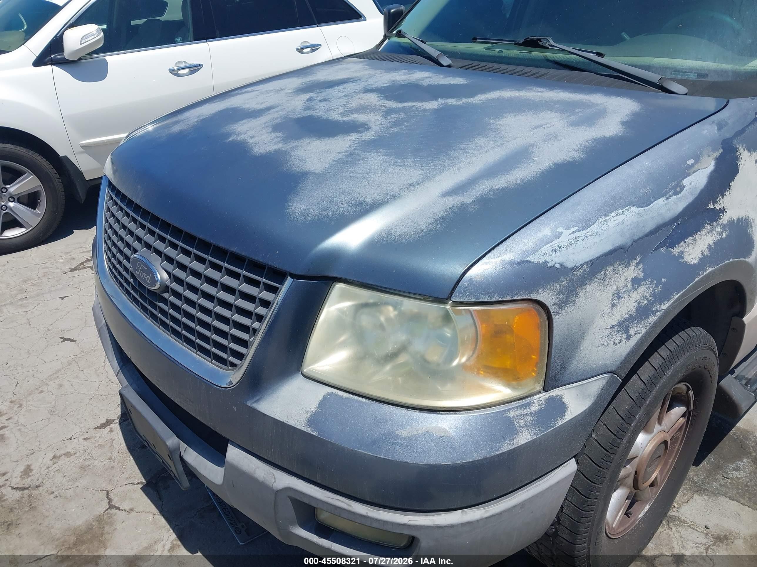 2003 Ford Expedition Xlt Blue vin: 1FMFU15LX3LB07238