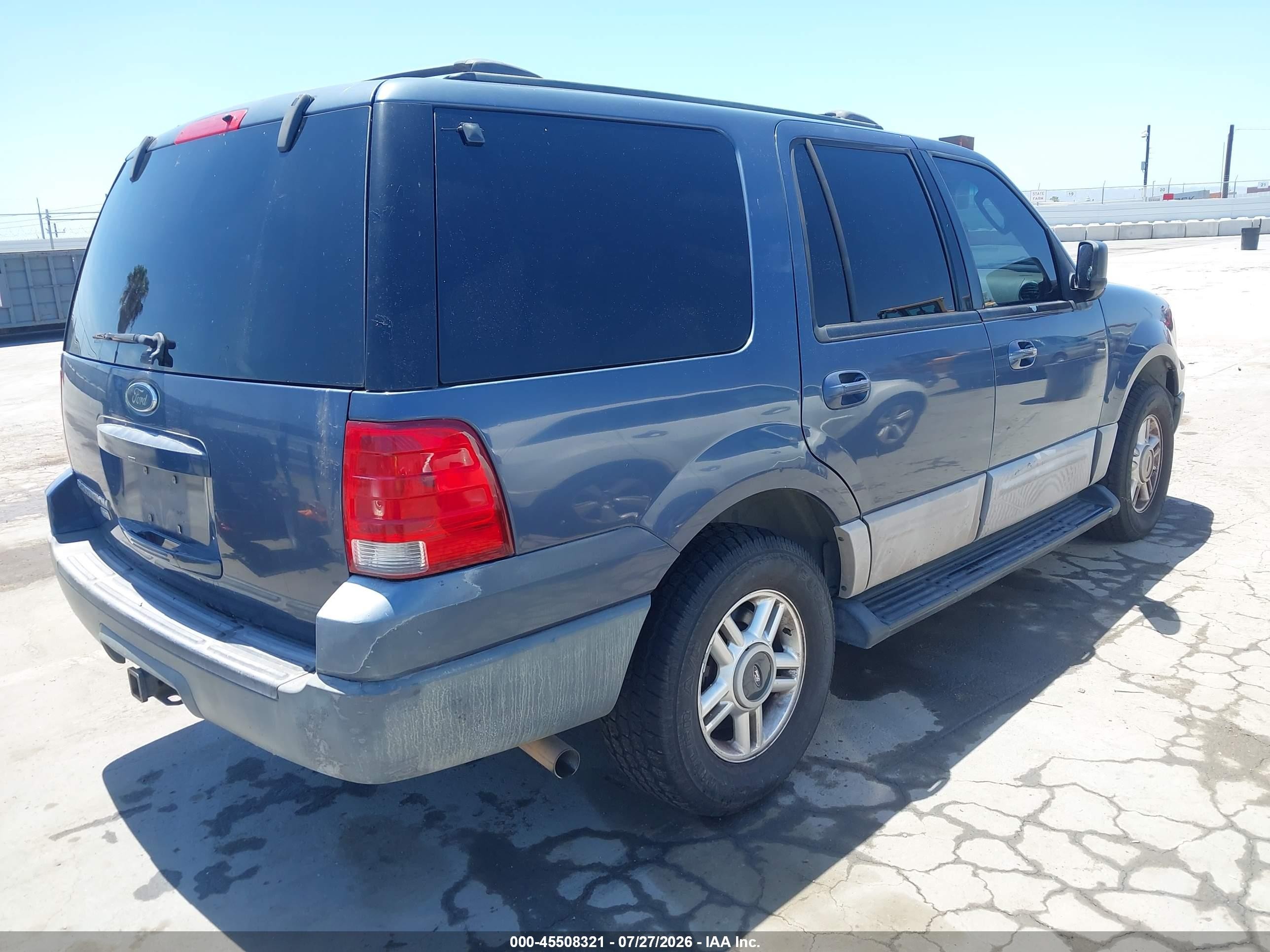 2003 Ford Expedition Xlt Blue vin: 1FMFU15LX3LB07238