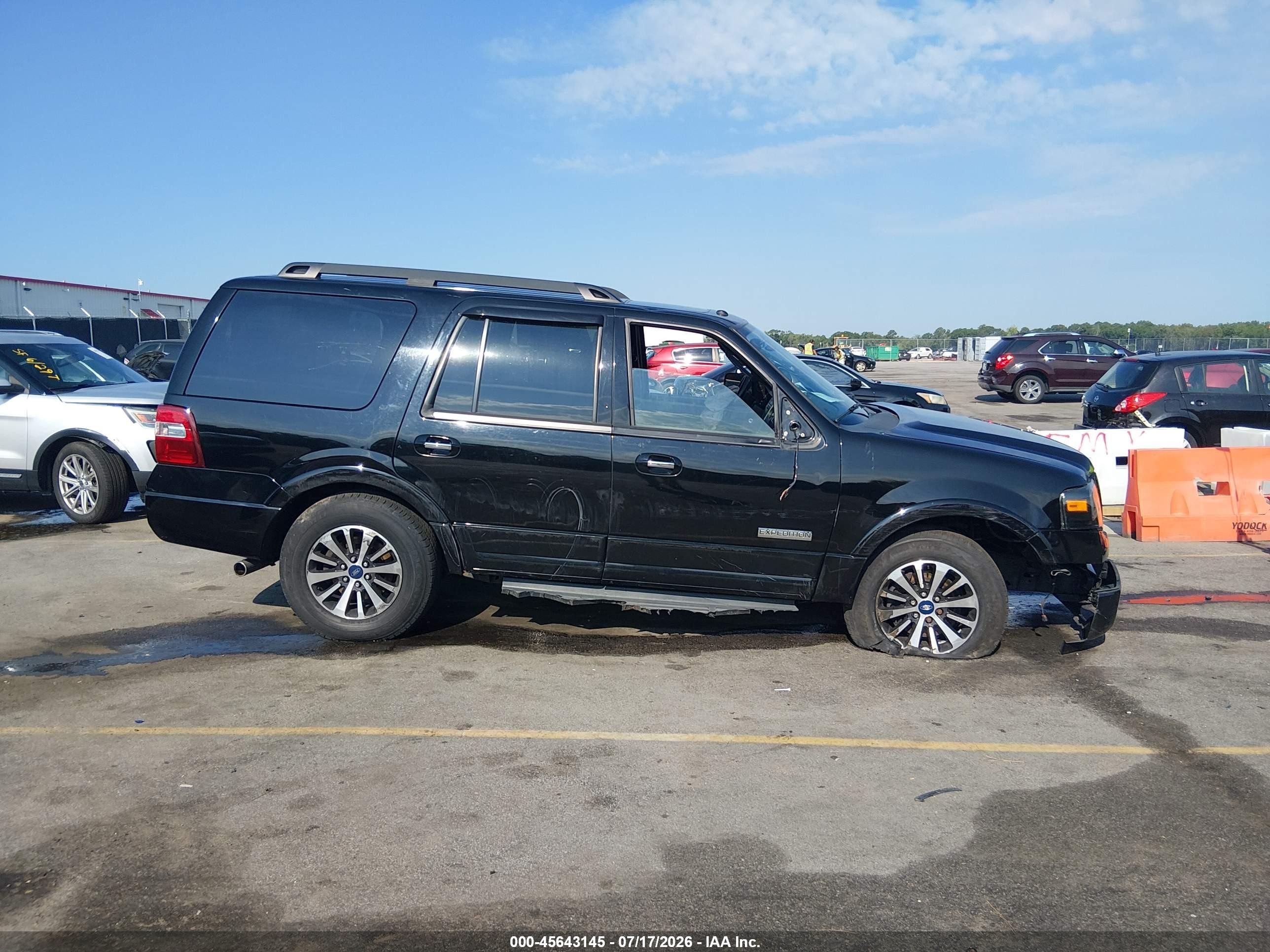 2008 Ford Expedition Xlt Black vin: 1FMFU16508LA06281