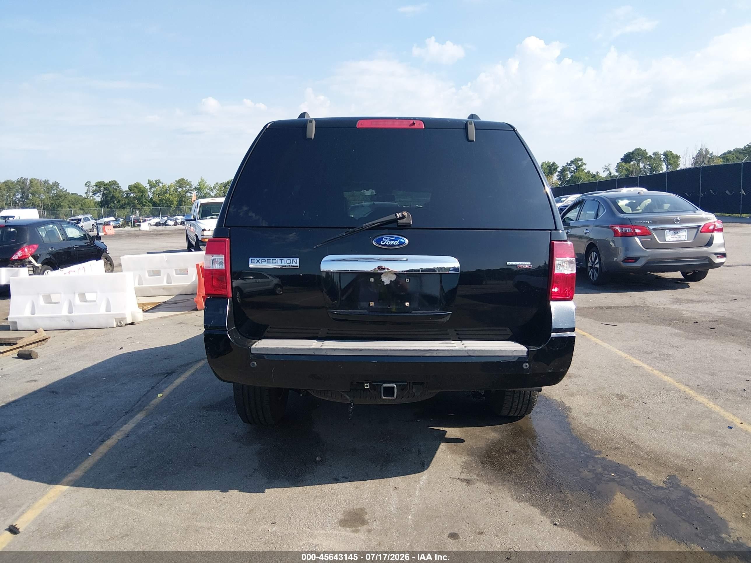 2008 Ford Expedition Xlt Black vin: 1FMFU16508LA06281