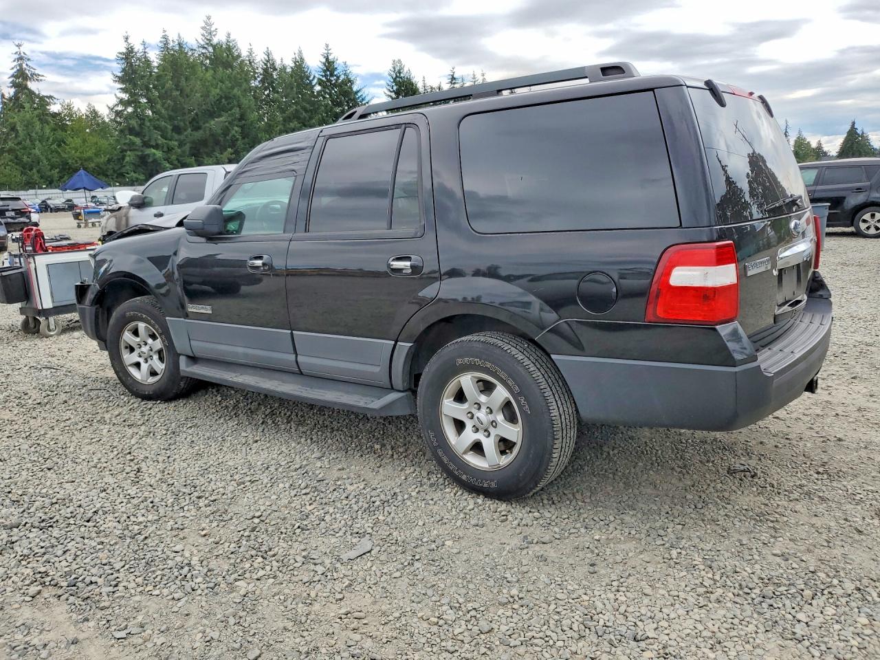 2007 Ford Expedition Xlt Black vin: 1FMFU16527LA69915