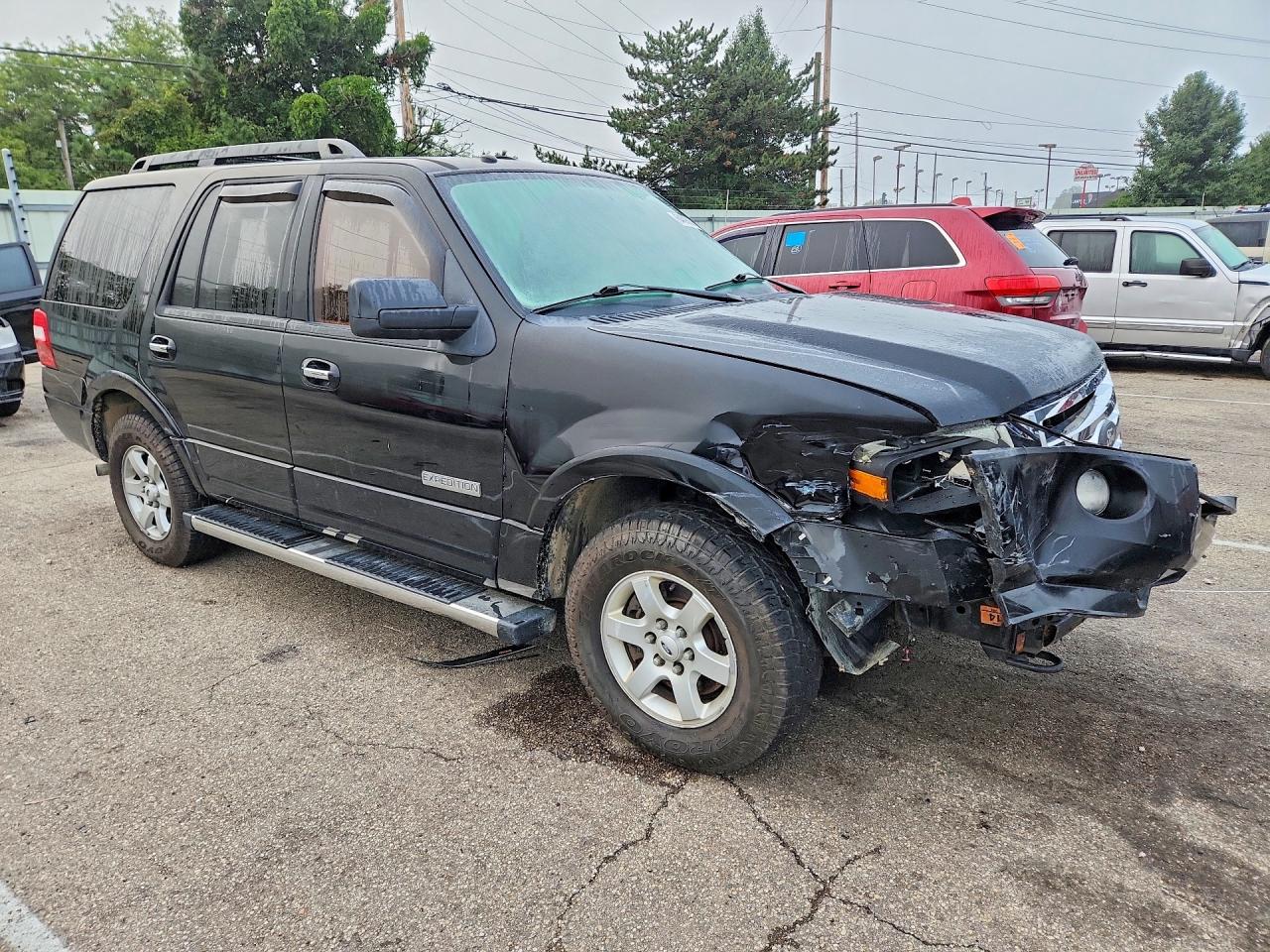 2008 Ford Expedition Xlt Black vin: 1FMFU16588LA13334