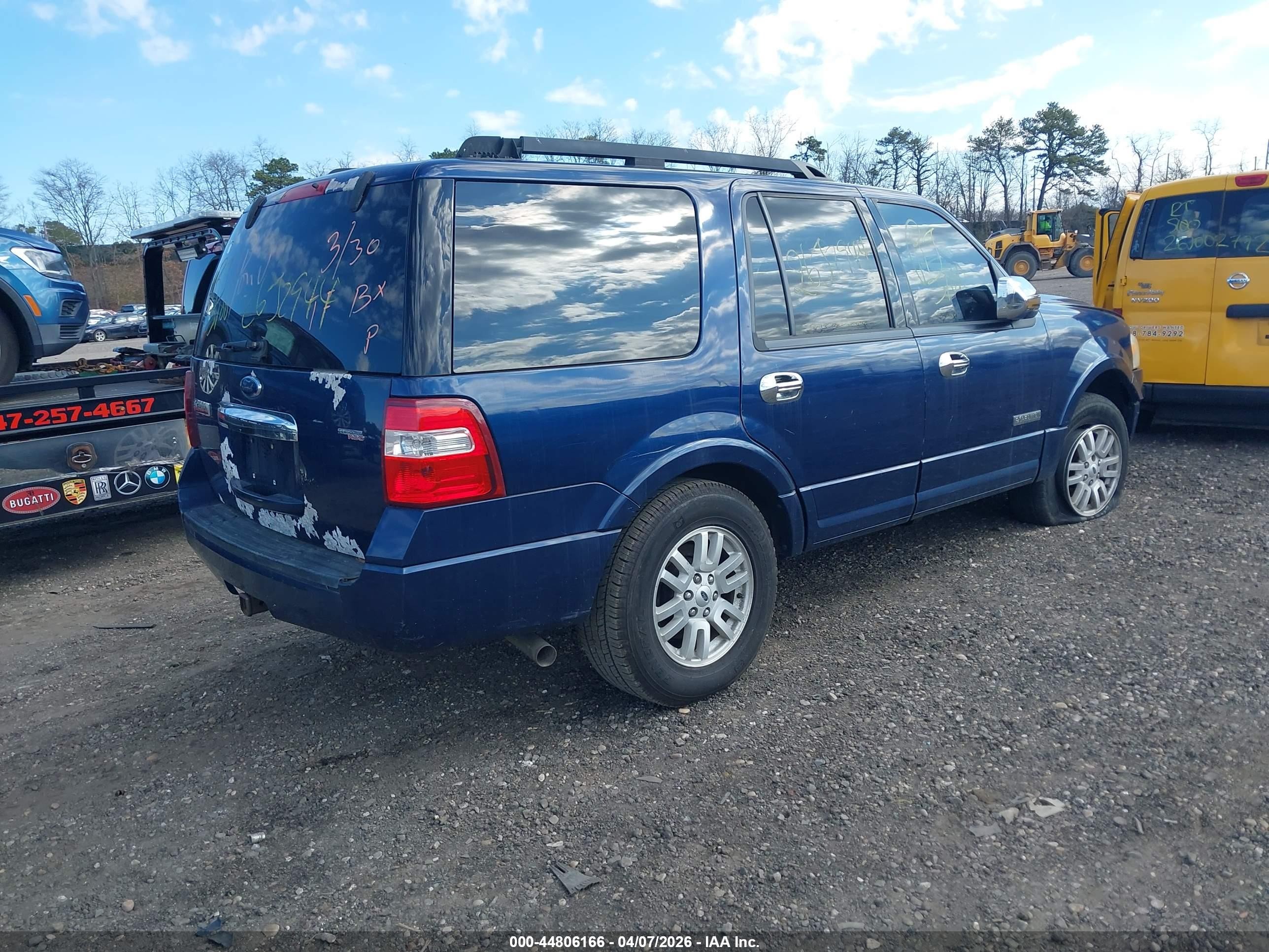 2008 Ford Expedition Xlt Blue vin: 1FMFU165X8LA64320