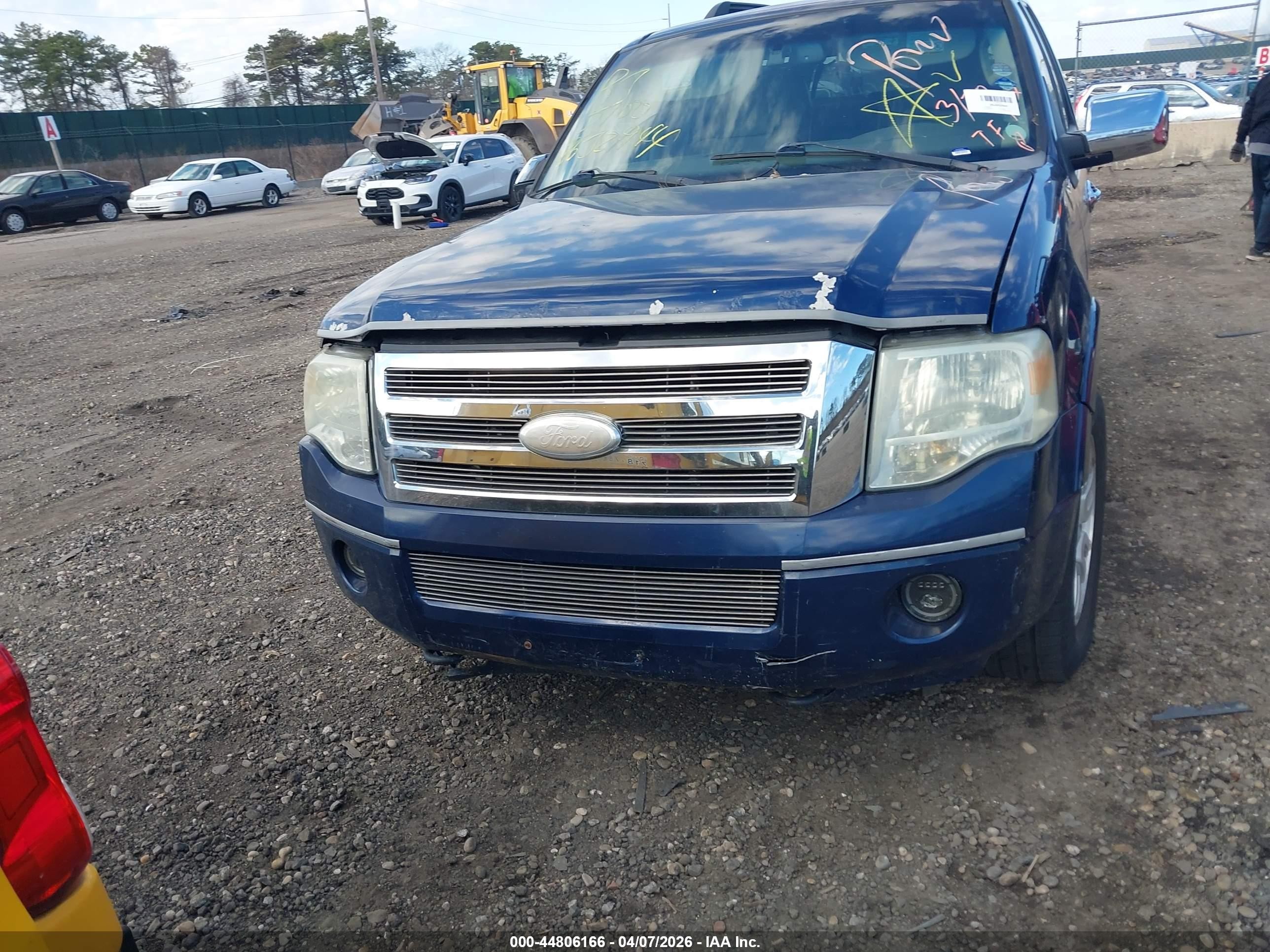 2008 Ford Expedition Xlt Blue vin: 1FMFU165X8LA64320
