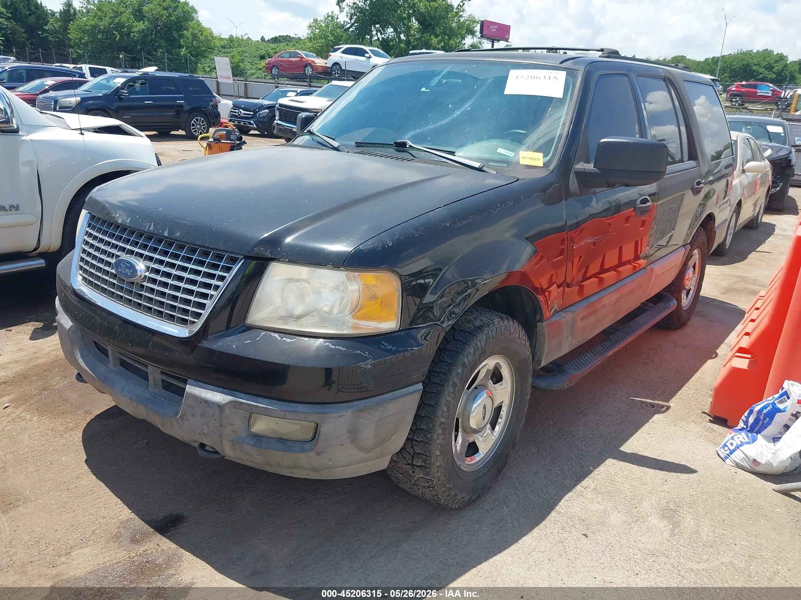 2004 Ford Expedition Nbx/xlt Black vin: 1FMFU16L74LB84861