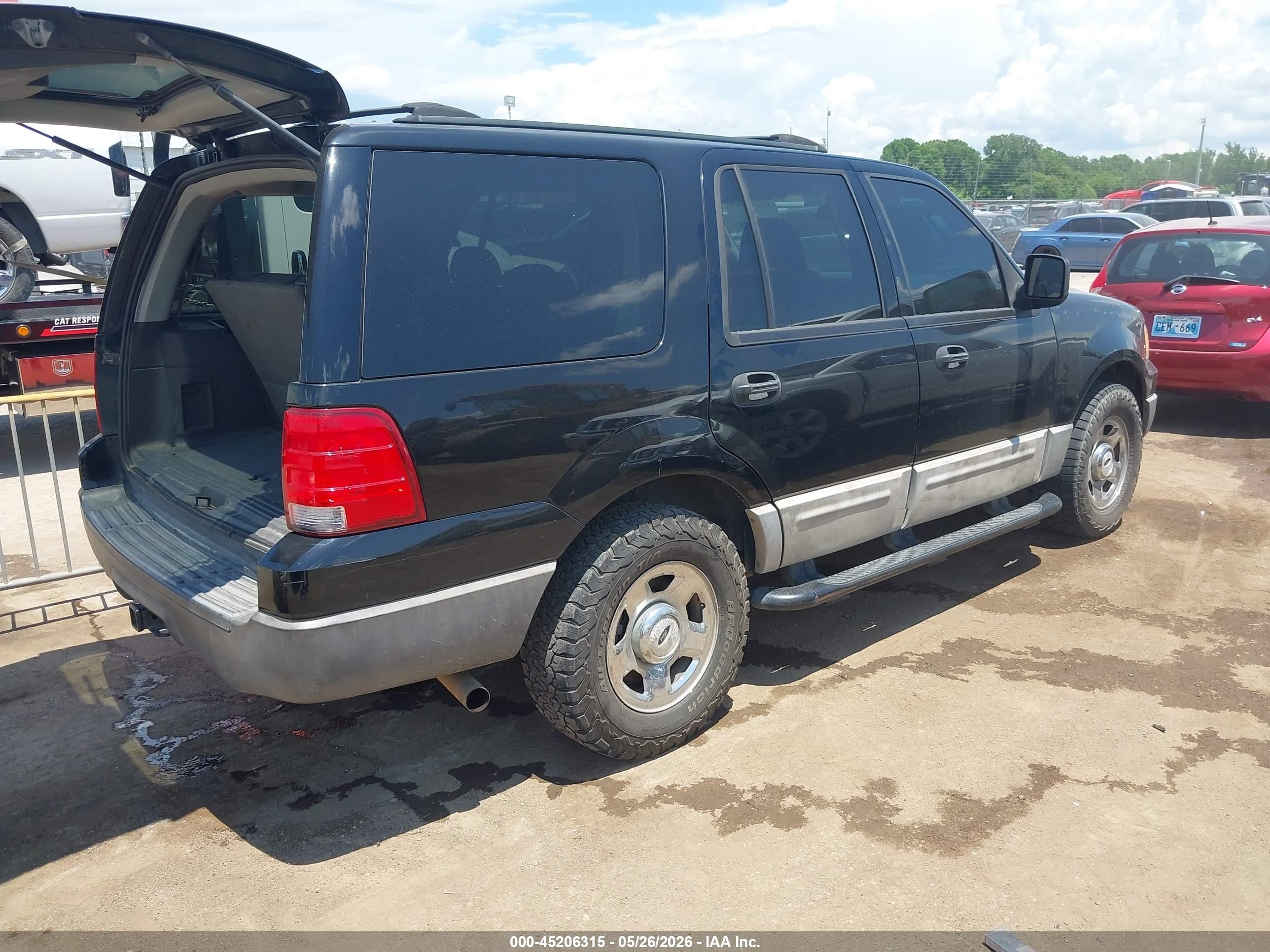 2004 Ford Expedition Nbx/xlt Black vin: 1FMFU16L74LB84861