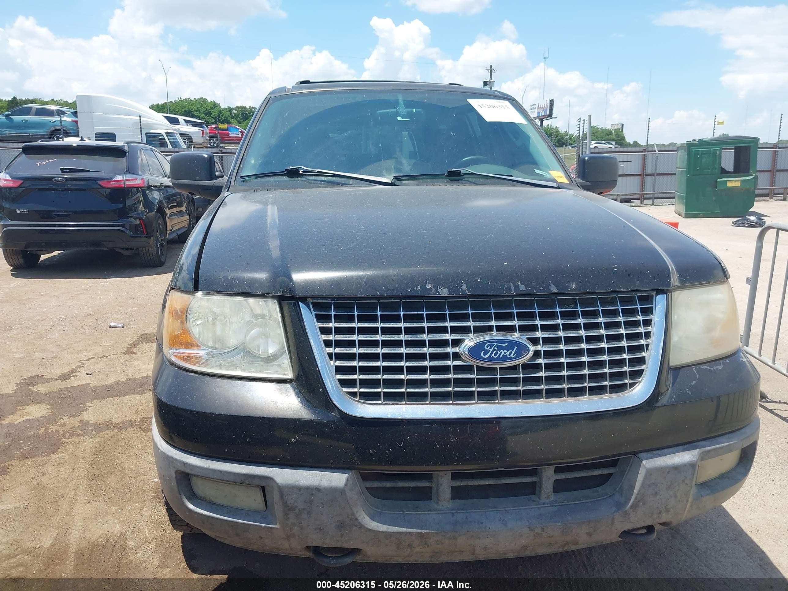 2004 Ford Expedition Nbx/xlt Black vin: 1FMFU16L74LB84861