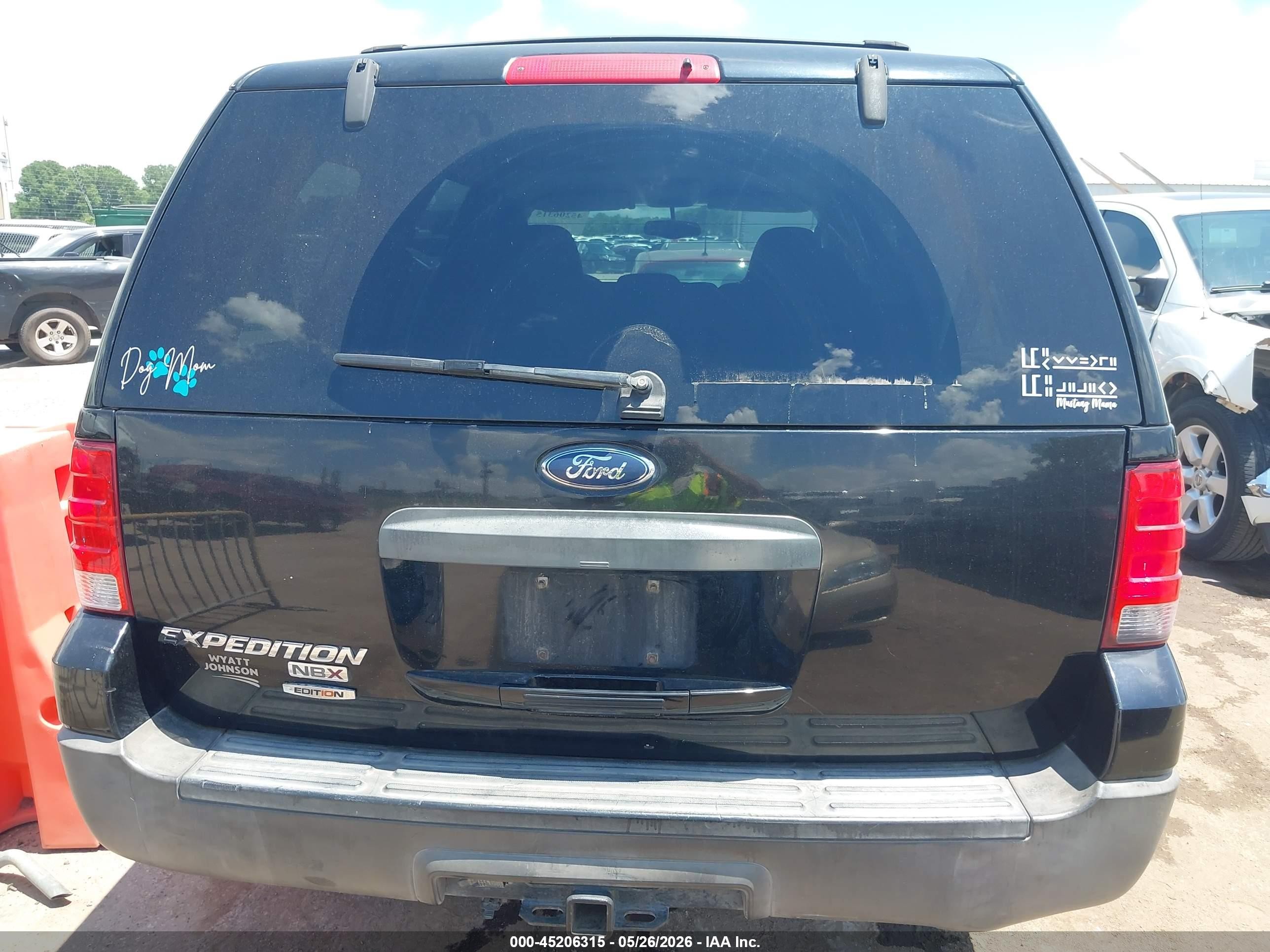 2004 Ford Expedition Nbx/xlt Black vin: 1FMFU16L74LB84861